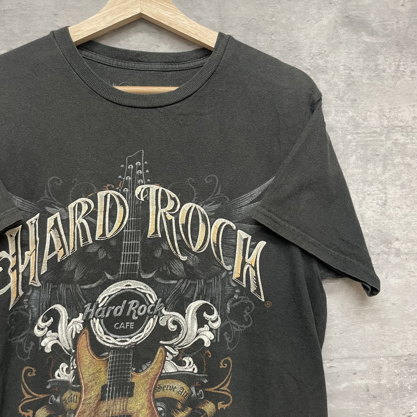 00s vintage 古着 ビンテージ ハードロック HardRock カフェ カジュアル フロント プリント アメカジ