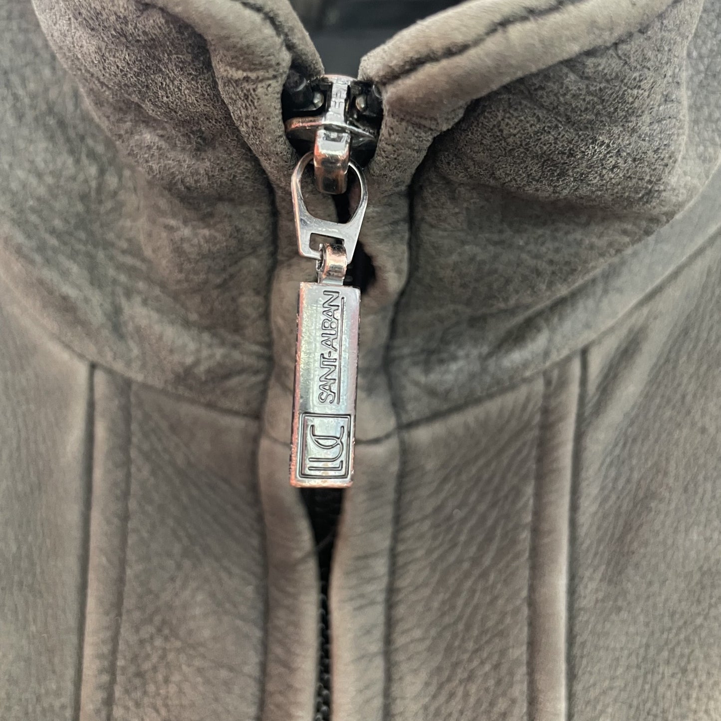 90s 00s レザージャケット フルジップ 長袖 無地 vintage 古着 ビンテージ