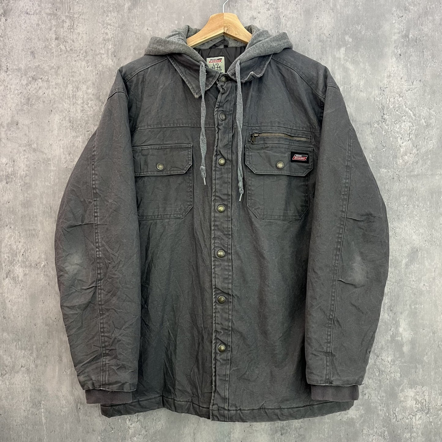00s vintage 古着 ビンテージ ディッキーズ フード付き ロゴ付 Dickies