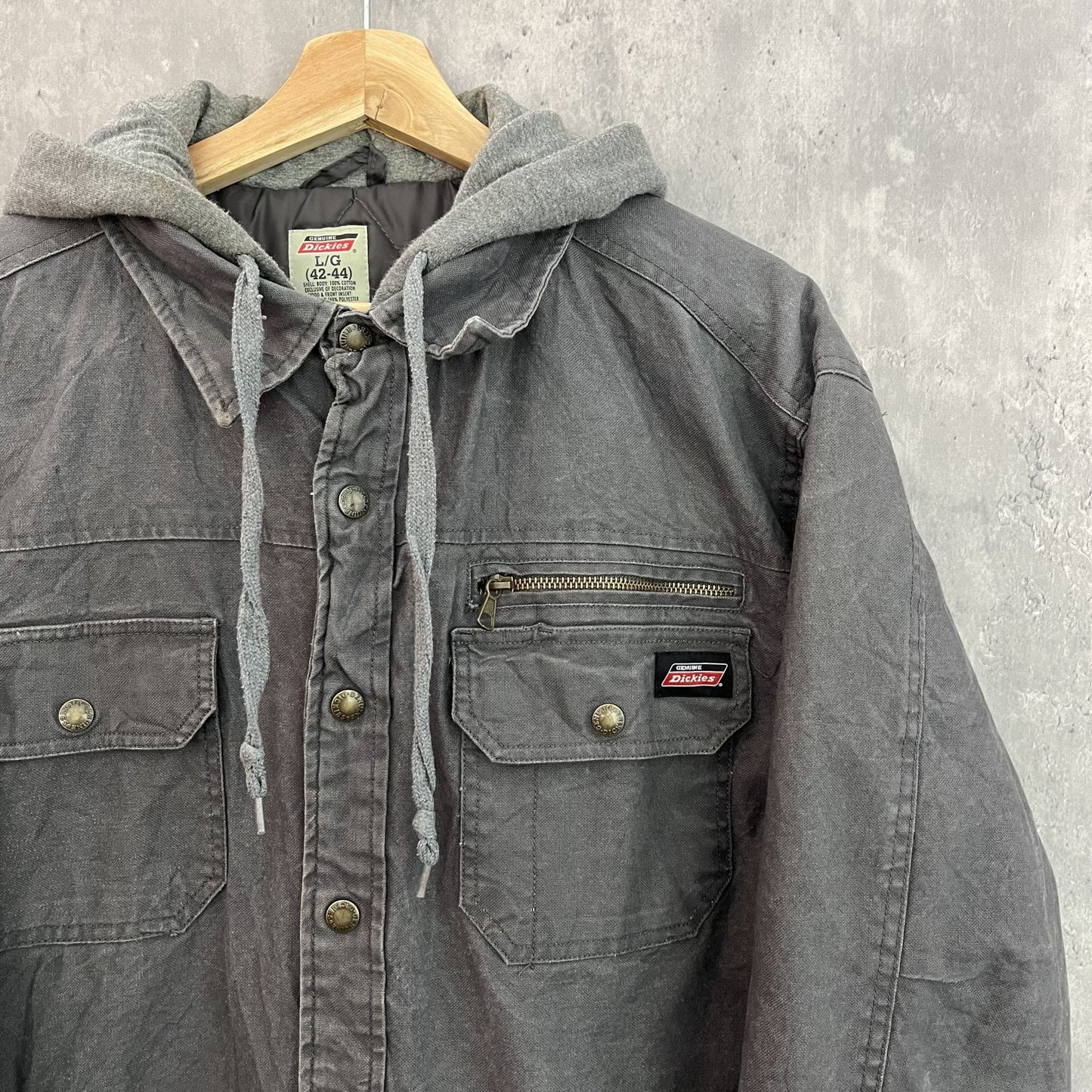 00s vintage 古着 ビンテージ ディッキーズ フード付き ロゴ付 Dickies