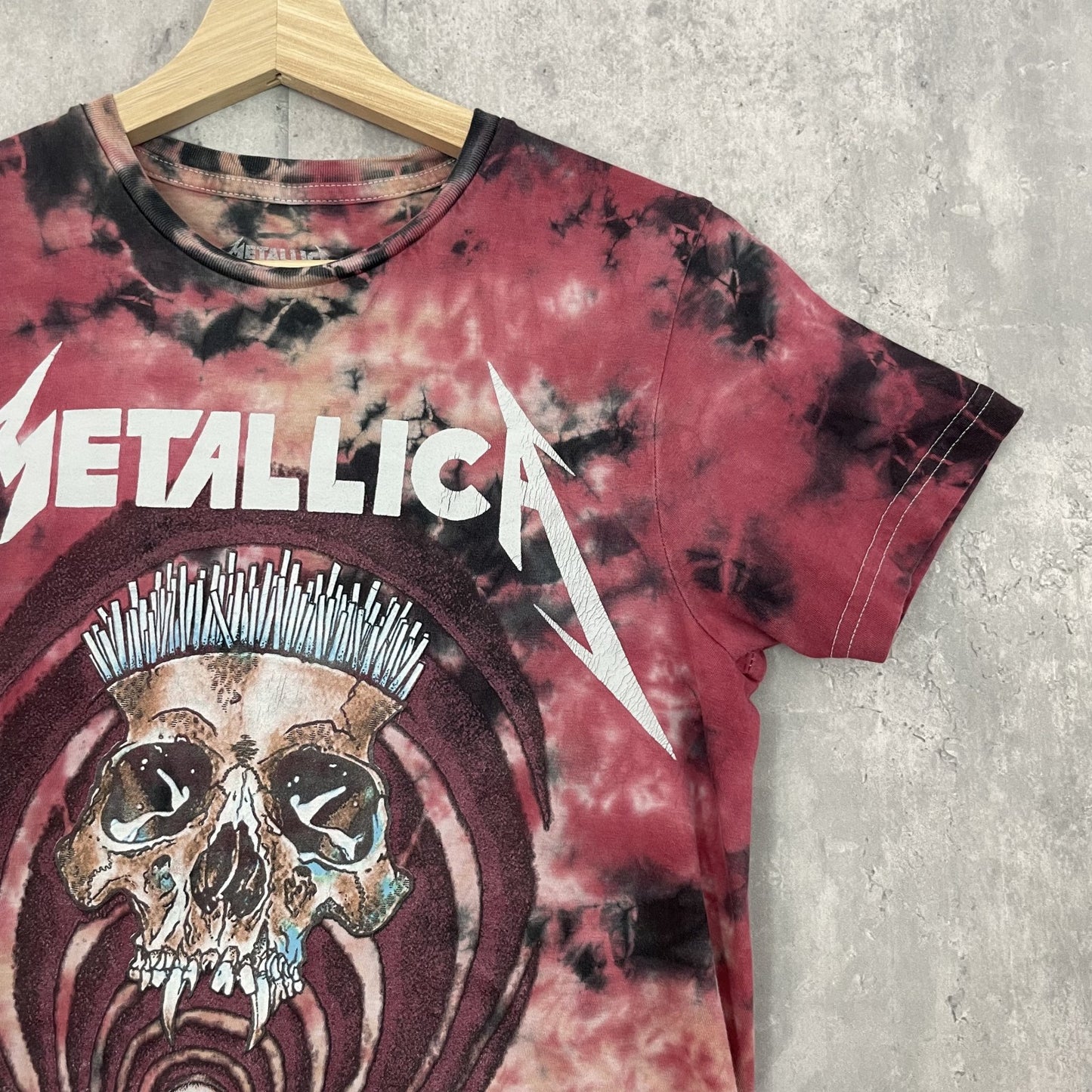 00s vintage 古着 ビンテージ メタリカ METALLICA バンド Y2K フロントプリント タイダイ柄