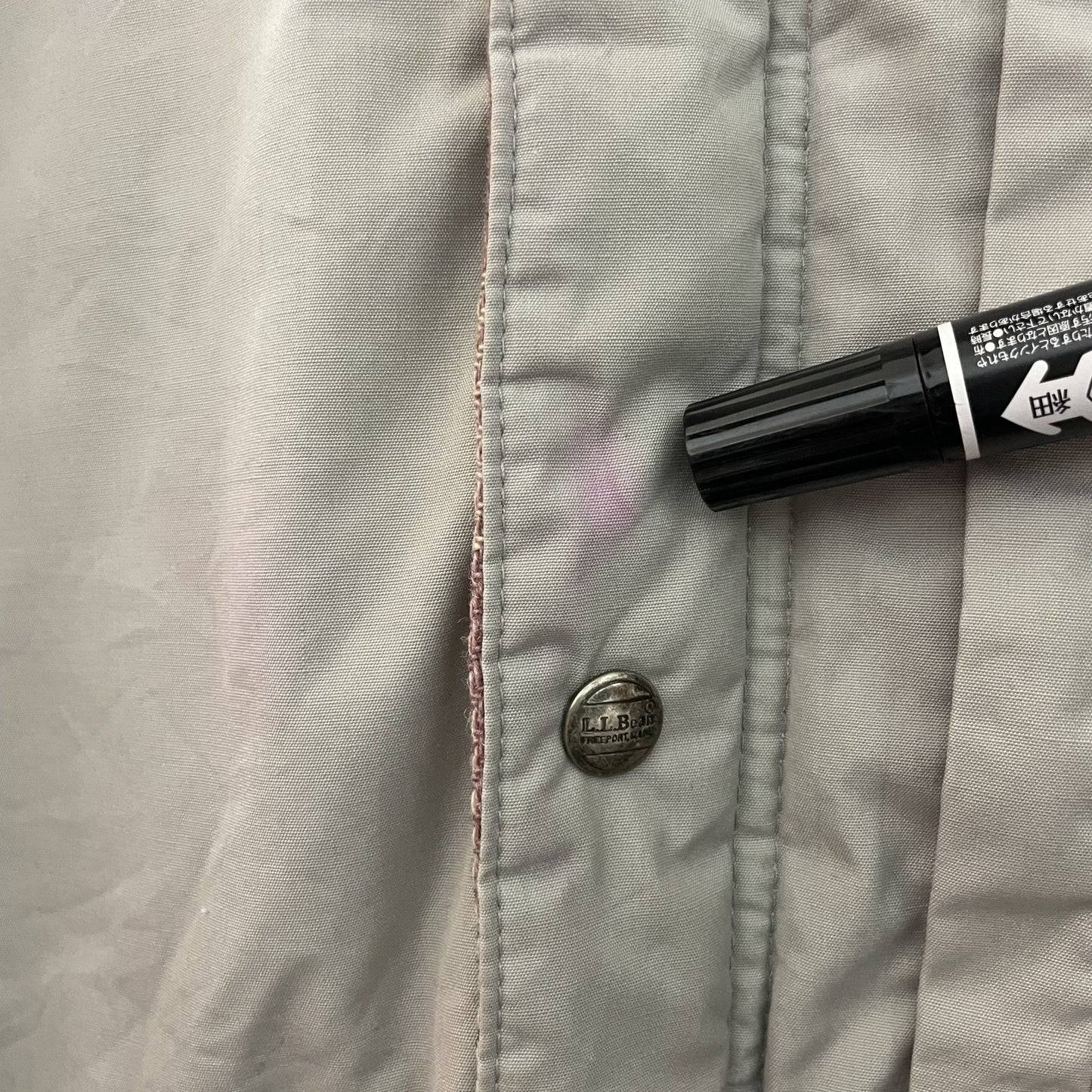 80s vintage 古着 ビンテージ エルエルビーン L.L.Bean ストームコート USA製 アウトドア ダブルジップ STORMCOAT