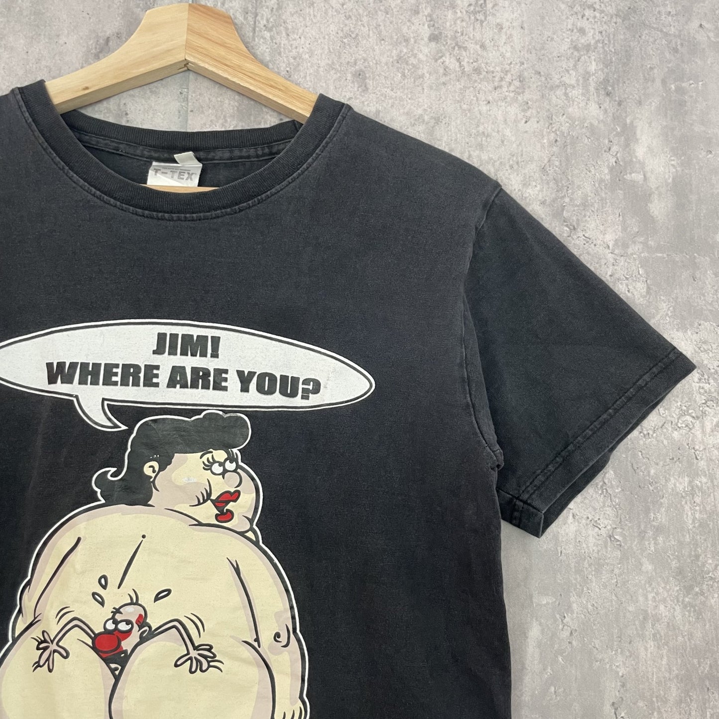 00S vintage 古着 ビンテージ T-TEX エロT パロディ スケーター ストリート アメカジ ブラック