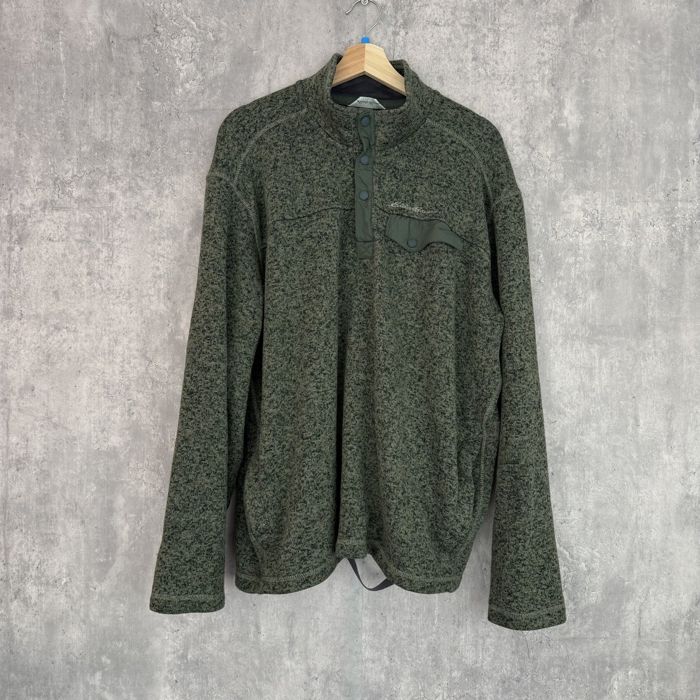 00s vintage 古着 ビンテージ エディーバウアー EddieBauer フリースジャケット カジュアル ストリート 刺繍
