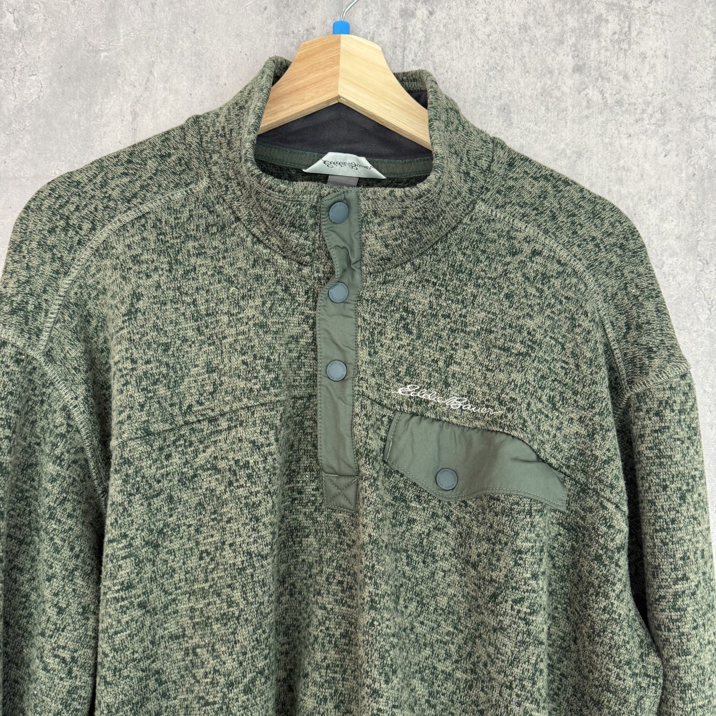 00s vintage 古着 ビンテージ エディーバウアー EddieBauer フリースジャケット カジュアル ストリート 刺繍