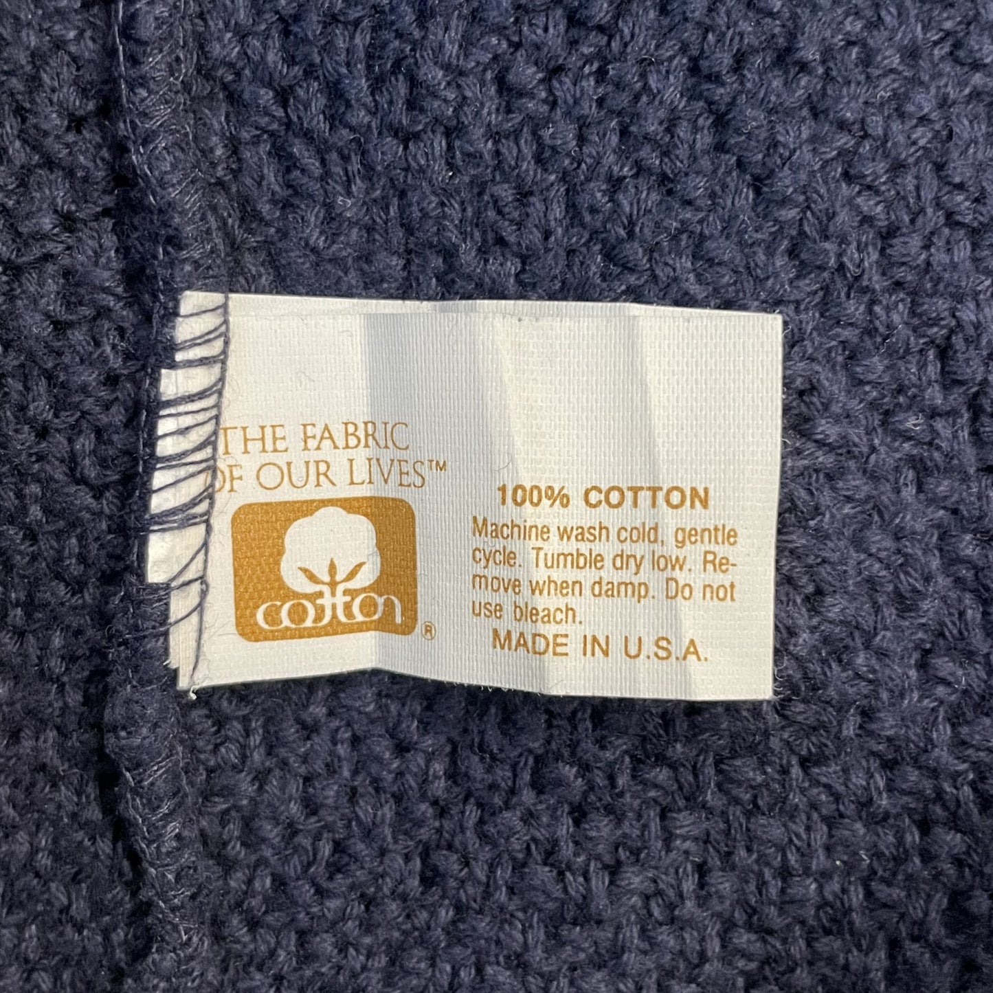 90s vintage 古着 ビンテージ USA製 MeBriar コットンニット オーバーサイズ 企業