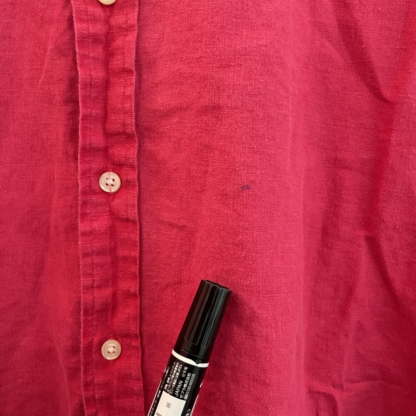 00s vintage 古着 ビンテージ ラルフローレン 長袖シャツ RALPH LAUREN ロングスリーブ ボタンダウン 現行 リネン素材