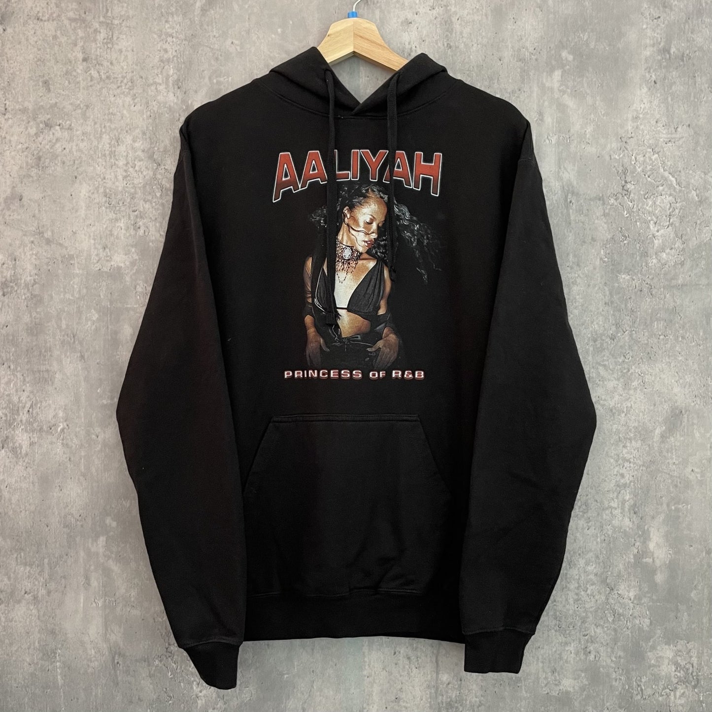 00s vintage 古着 ビンテージ アリーヤ ALIYAH フォト パーカー スウェット ミュージック R&B PRINCESS