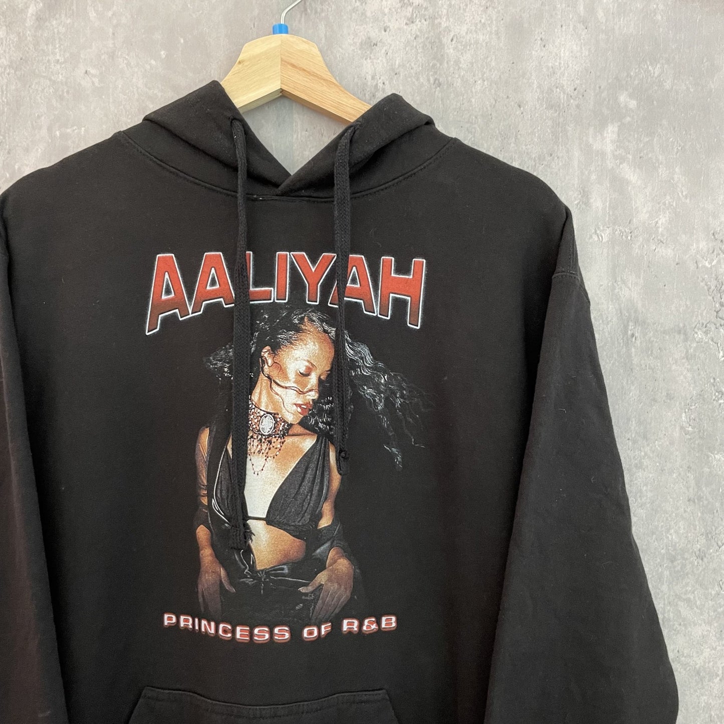 00s vintage 古着 ビンテージ アリーヤ ALIYAH フォト パーカー スウェット ミュージック R&B PRINCESS