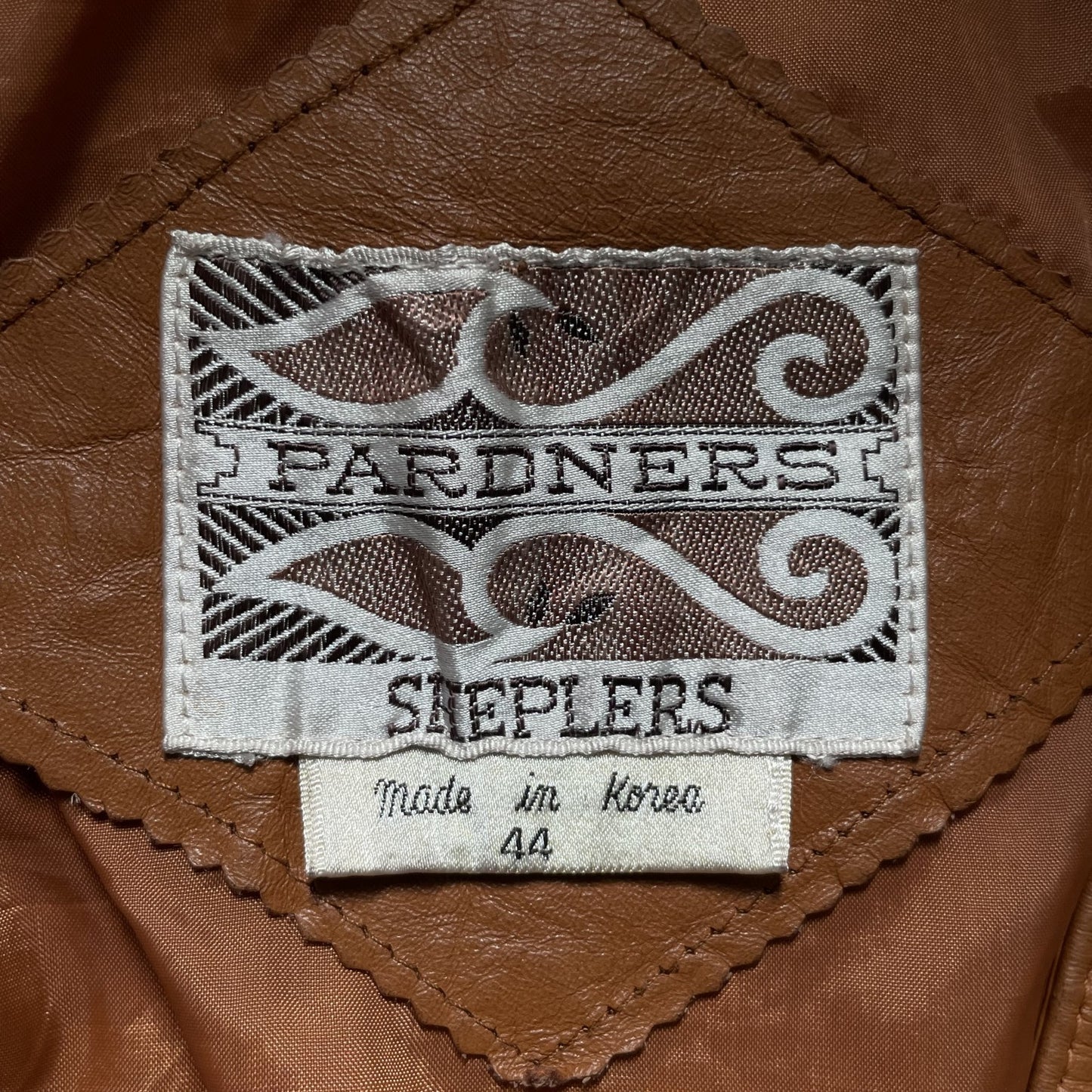 70s vintage 古着 ビンテージ PARDNERS SHEPLERS パーナーズ シュプラーズ レザーベスト