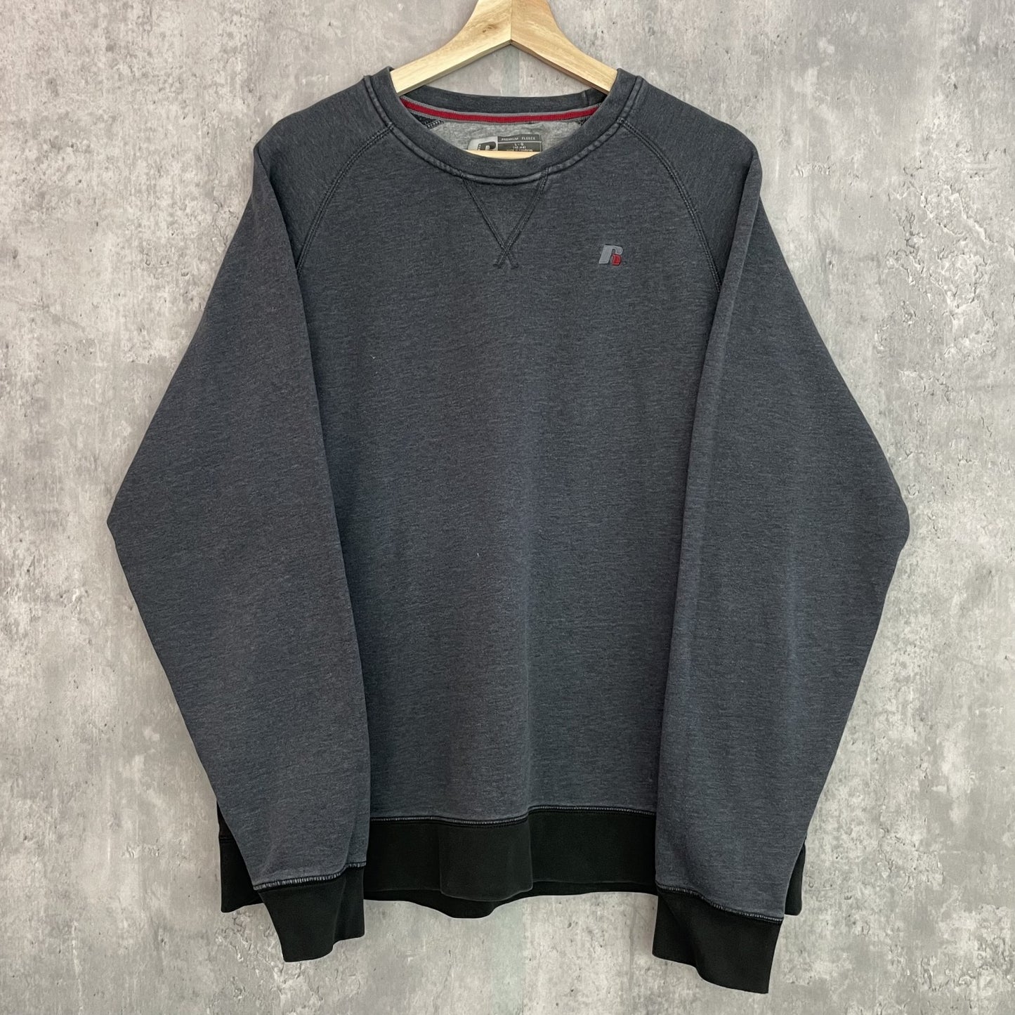 00s vintage 古着 ビンテージ ラッセル スウェット RUSSELL スウェット ロゴ刺繍 ワンポイント