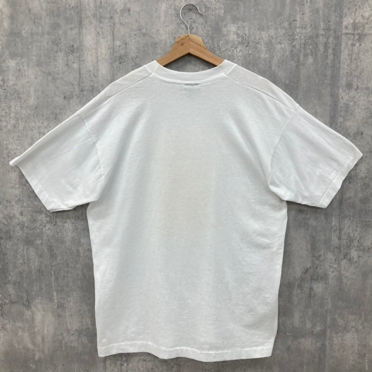 90s FRUIT OF THE LOOM DUNLAP 1994 フルーツ 半袖 Tシャツ 古着 ビンテージ XL ホワイト