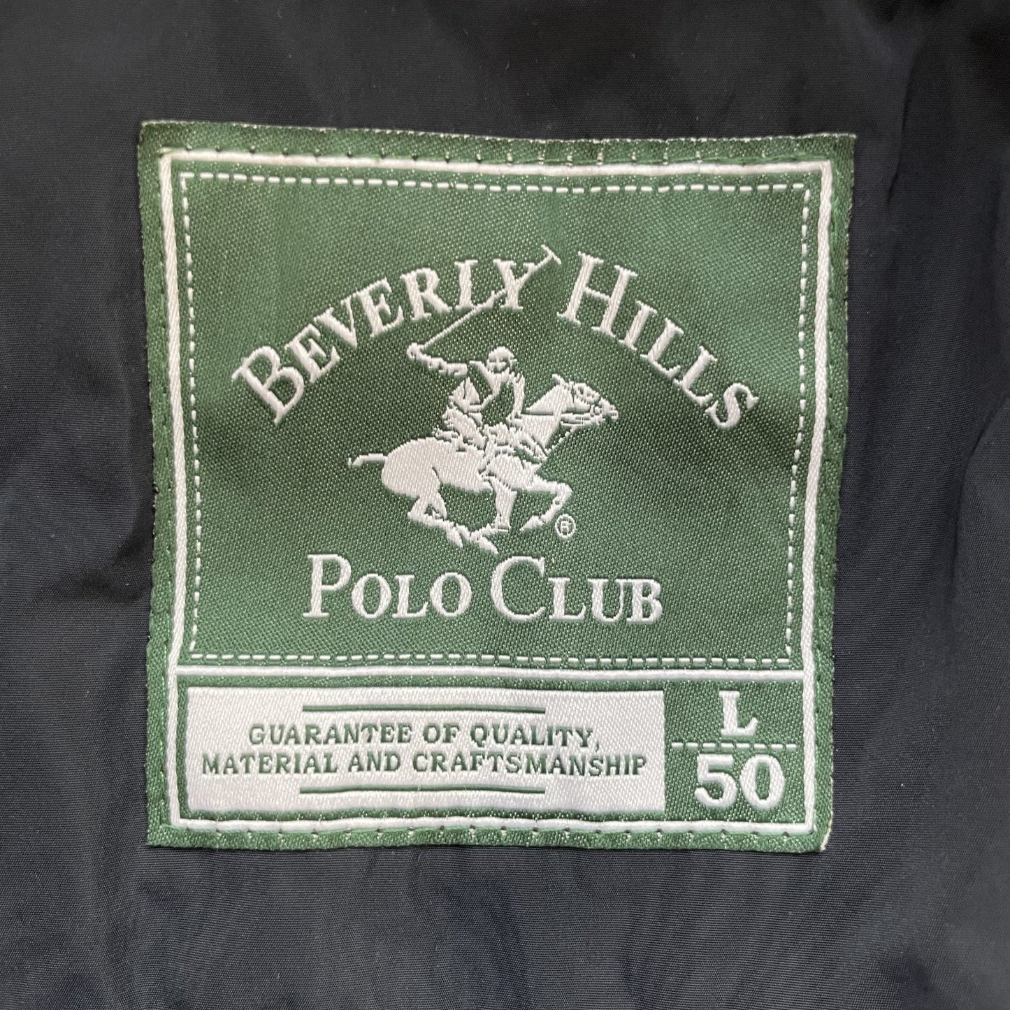 00s vintage 古着 ビンテージ BEVERLYHILLS POLOCLUB ビバリーヒルズ ポロクラブ ナイロンジャケット 裏地 キルティング