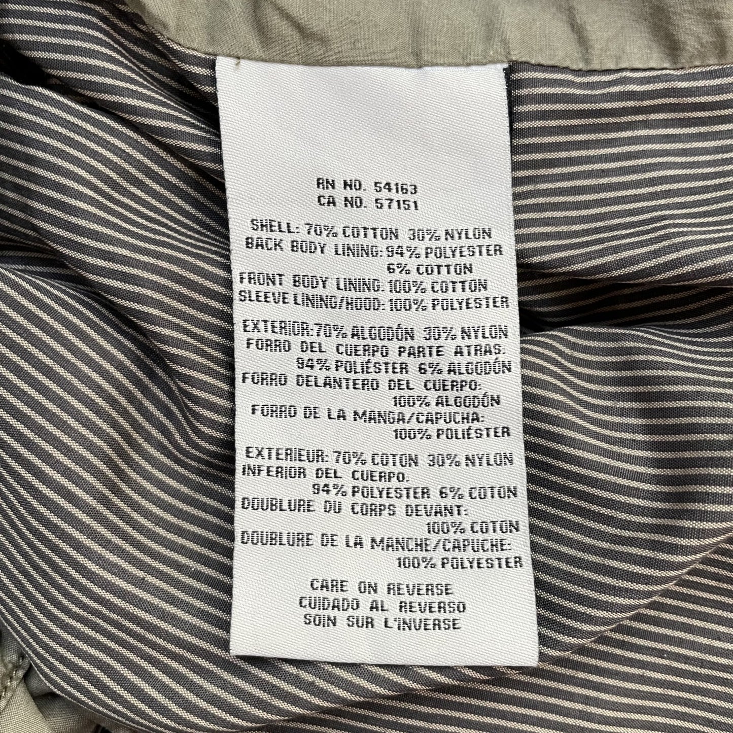 00s vintage 古着 ビンテージ リーバイス Levi's トラッカータイプ ナイロンジャケット フルジップ 裏地 ストライプ