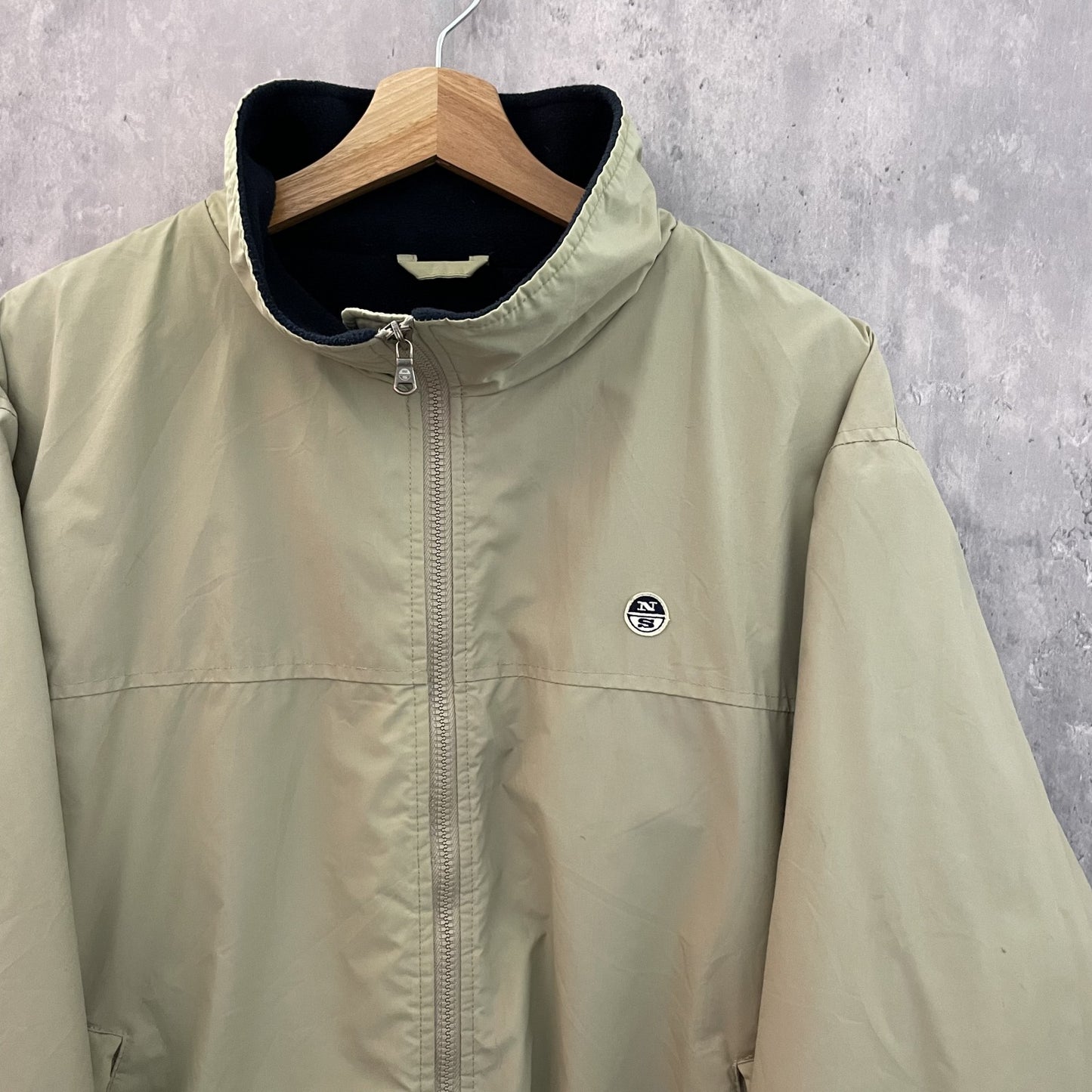 90s vintage 古着 ビンテージ NORTH SAILS ノースセイル ブルゾン ウォームアップジャケット ワンポイント フリース
