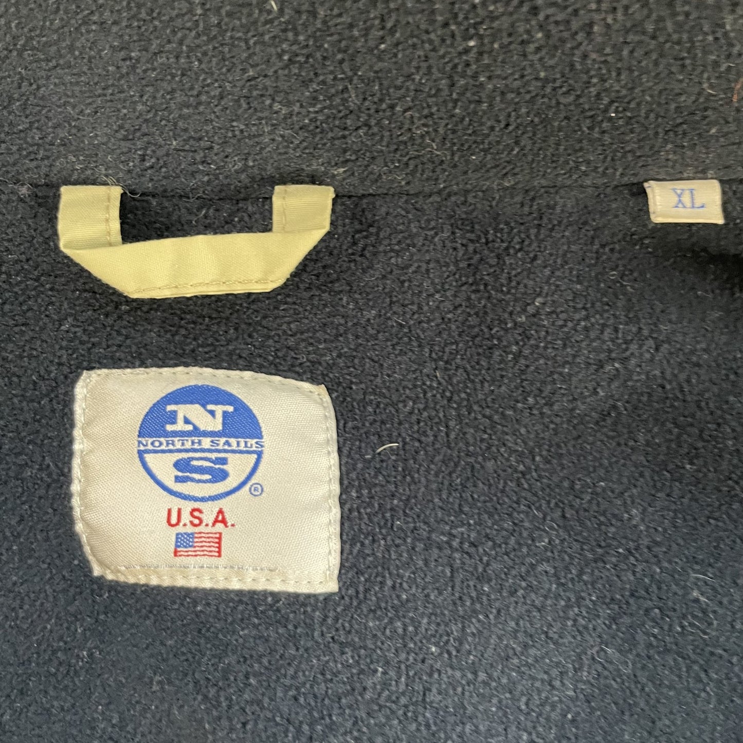 90s vintage 古着 ビンテージ NORTH SAILS ノースセイル ブルゾン ウォームアップジャケット ワンポイント フリース