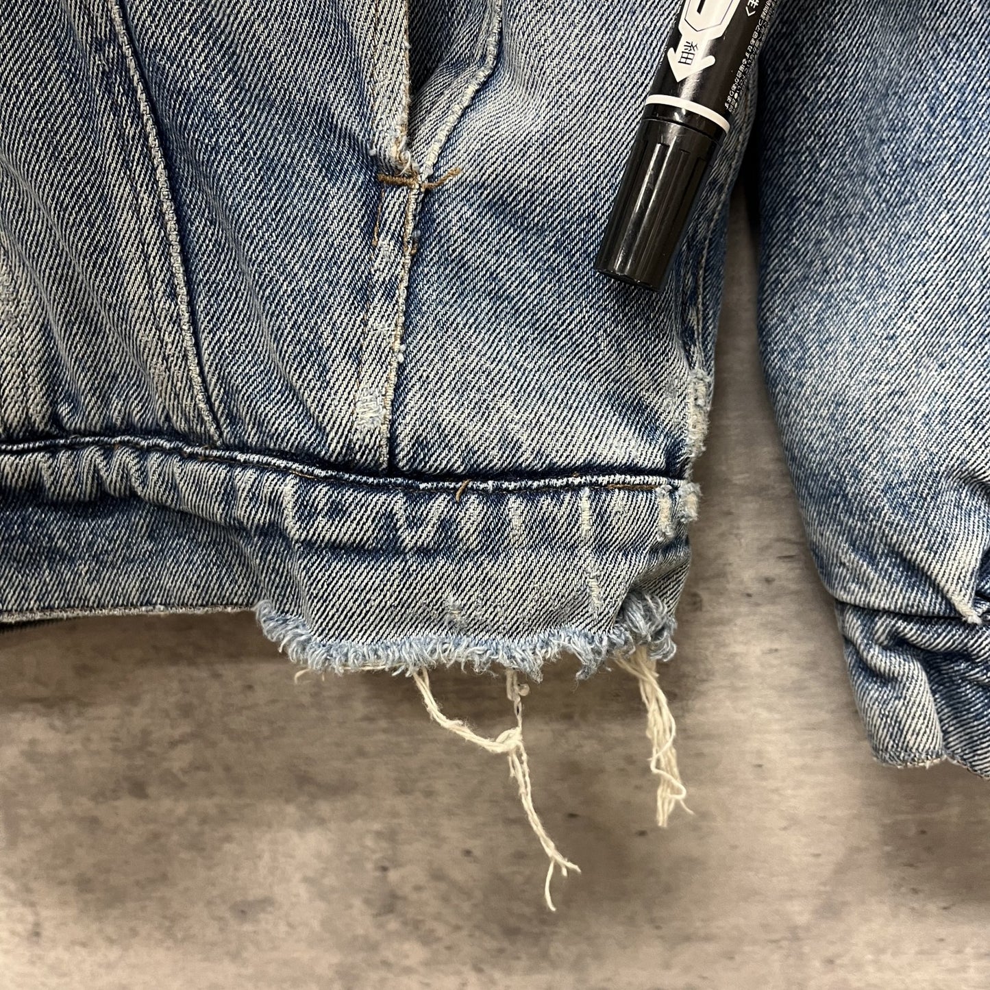 90s vintage 古着 ビンテージ ラングラー Wrangler デニムジャケット デニムボア インディゴ