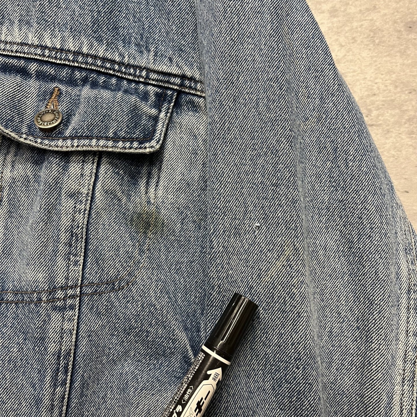 90s vintage 古着 ビンテージ ラングラー Wrangler デニムジャケット デニムボア インディゴ