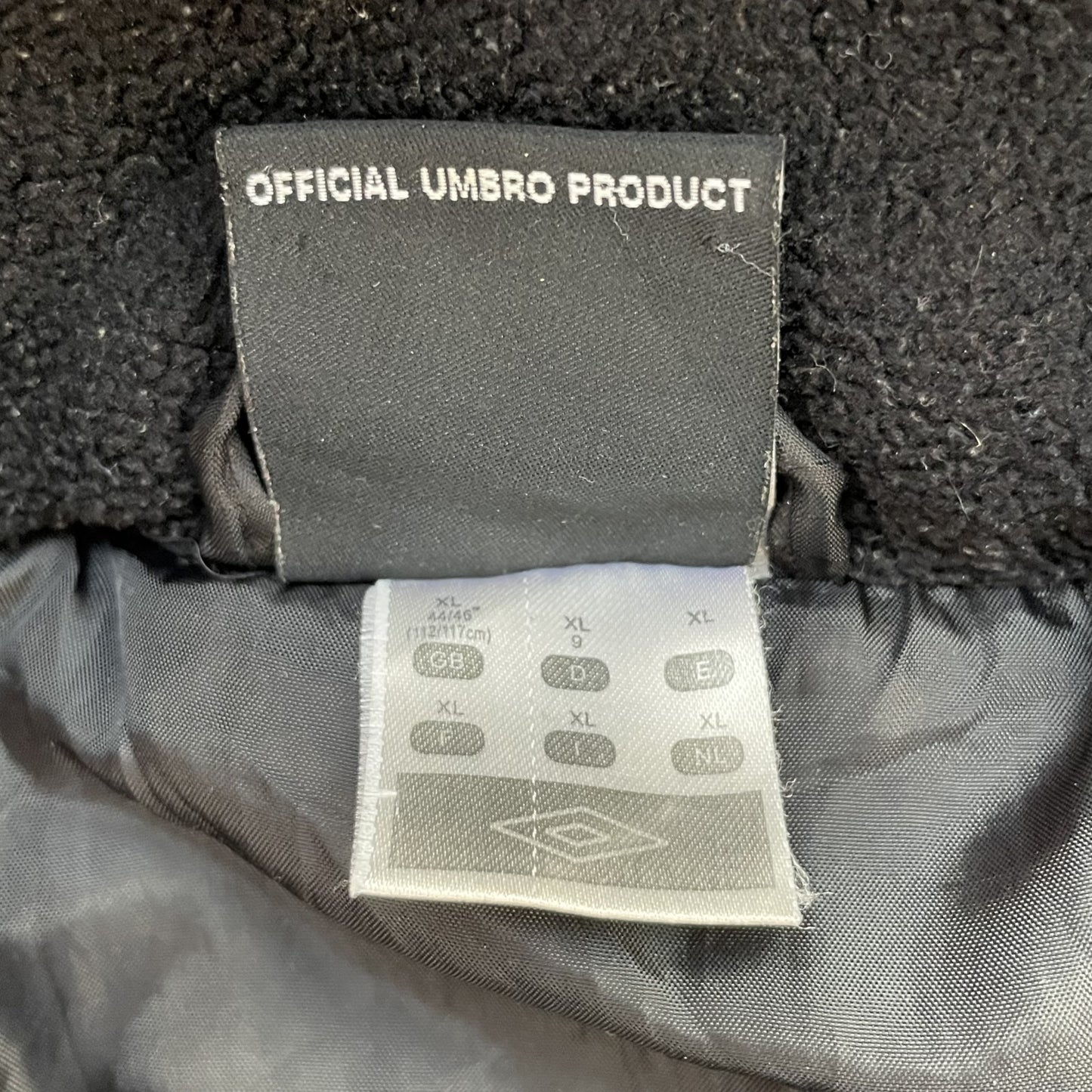 00s vintage 古着 ビンテージ アンブロ ダウンジャケット バックロゴ UMBRO フード付