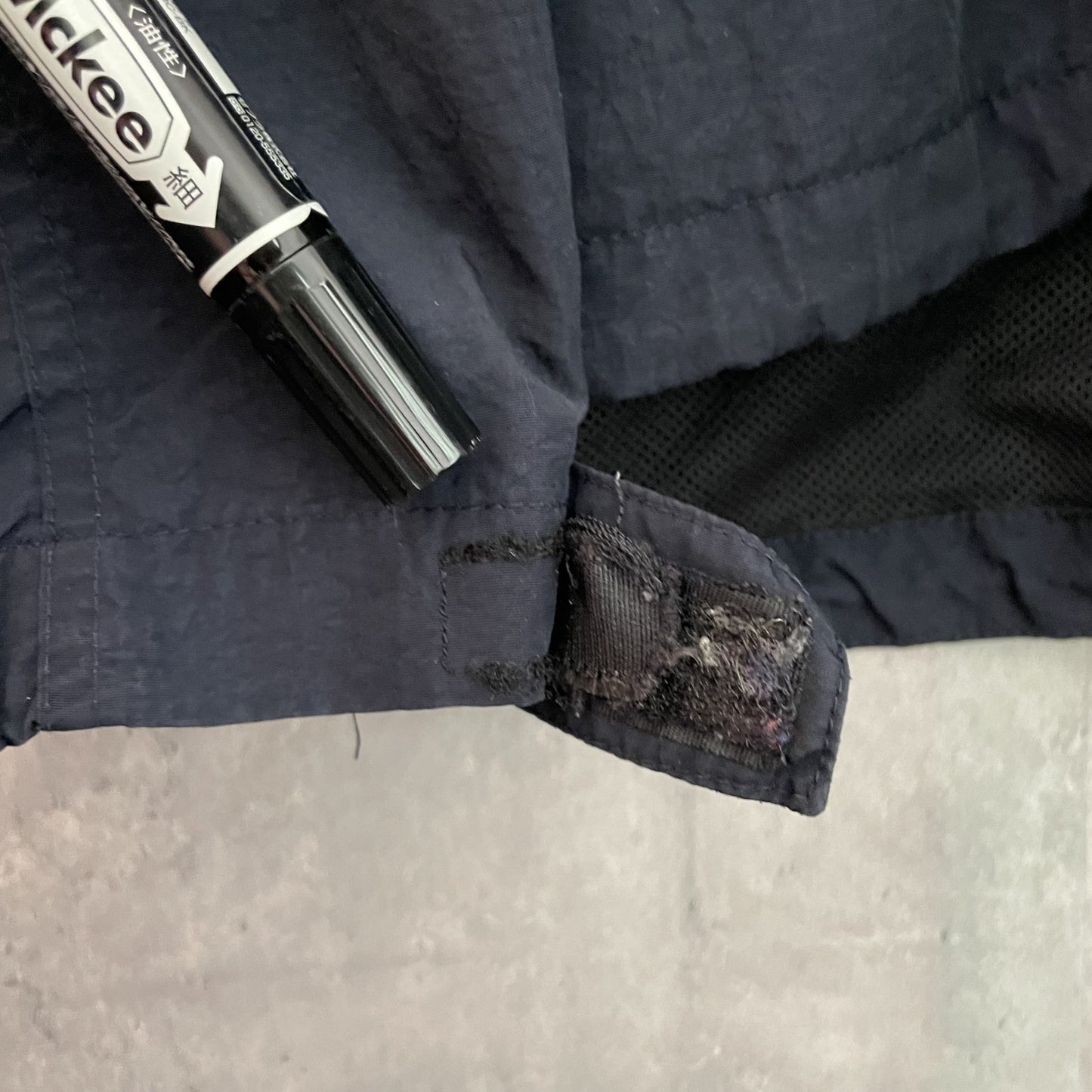 90s vintage 古着 ビンテージ チャップス CHAPS ナイロンジャケット アノラック テック 刺繍ロゴ ドローコード フード付