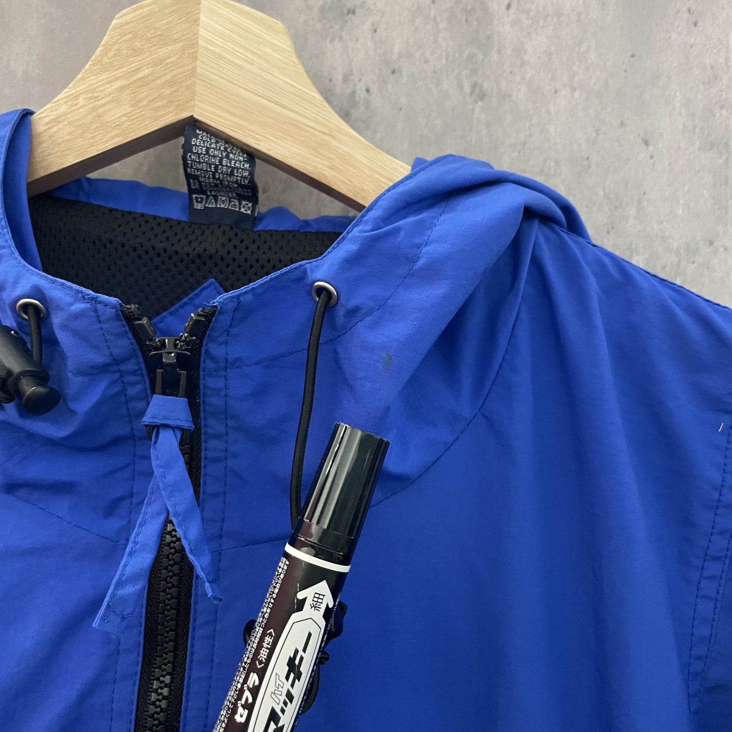 90s vintage 古着 ビンテージ VANTAGE ナイロンジャケット アノラック ストリート ドローコード テック オーバーサイズ