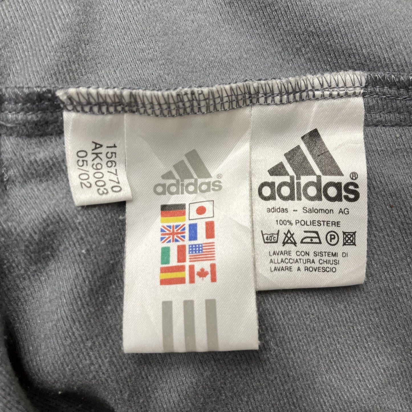 00s vintage 古着 ビンテージ アディダス adidas トラックジャケット スポーツブランド ロゴ刺繍 ジャージ ストリート