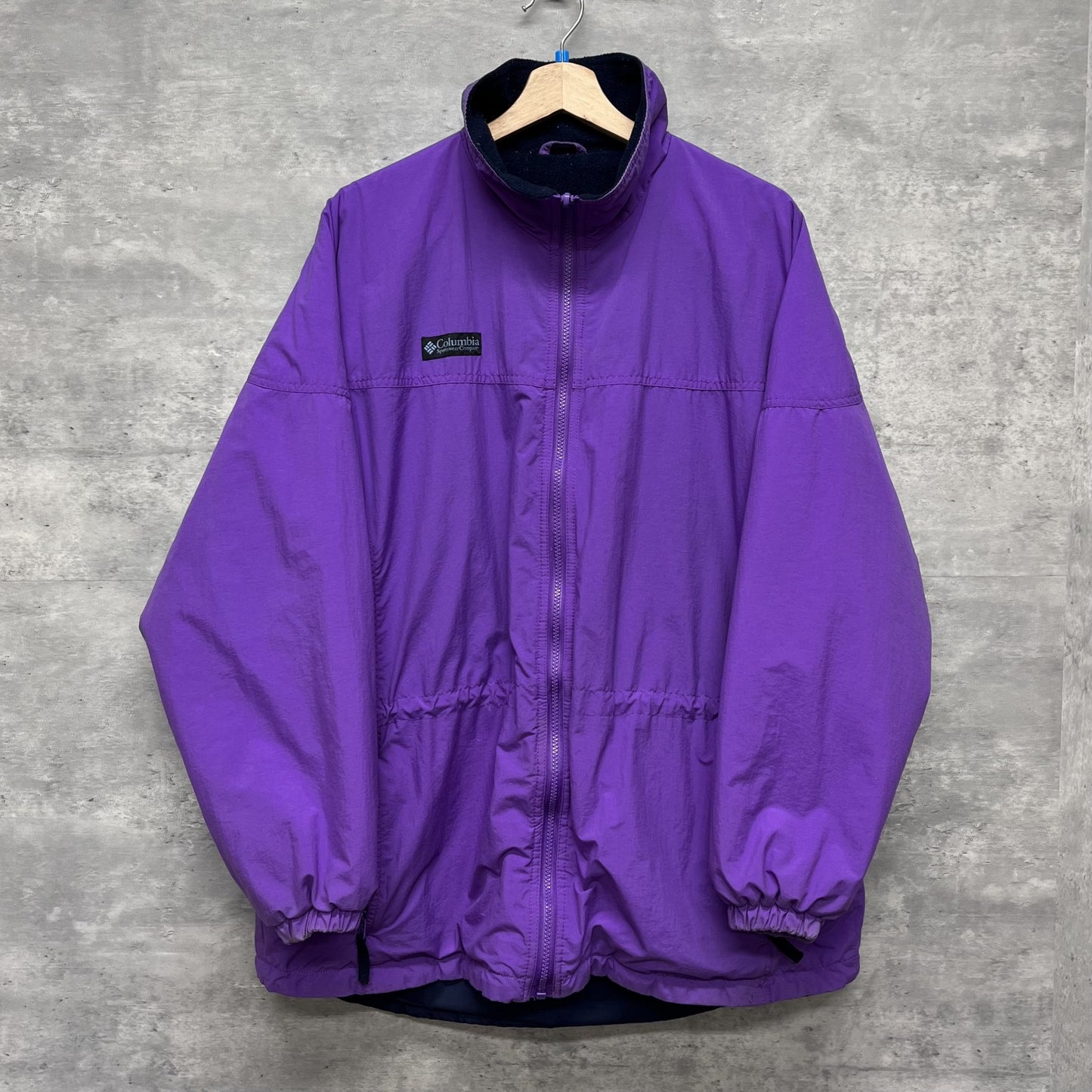 00s vintage 古着 ビンテージ コロンビア Columbia アウトドア アメカジ ナイロンジャケット パープル フルジップ