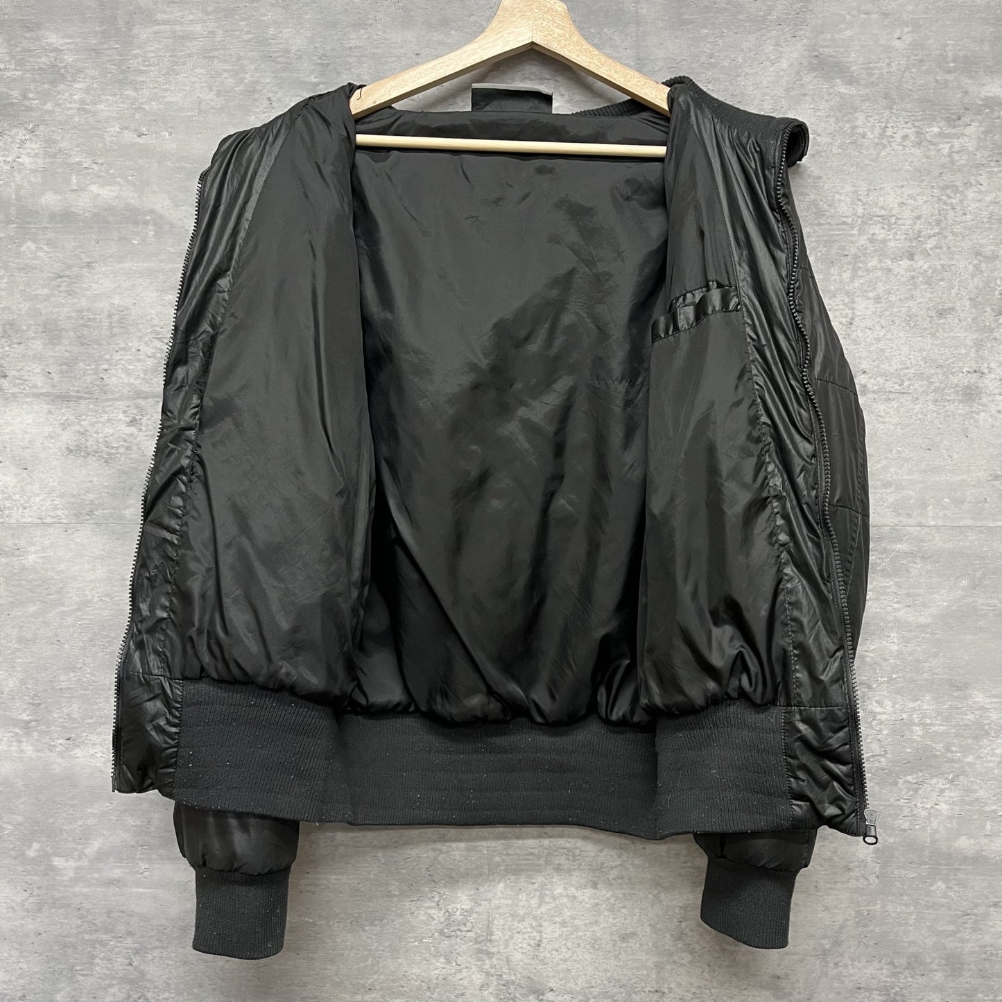 00s vintage 古着 ビンテージ カッパ kappa ナイロンジャケット Y2K ブラック フルジップ ストリート ¥