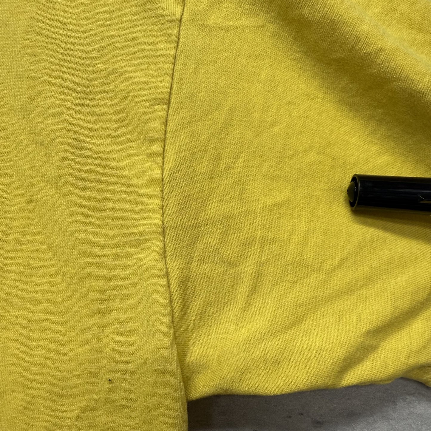 90s vintage 古着 ビンテージ イマキュラータ大学 カレッジロゴ イエロー アメカジ ストリート スケーター