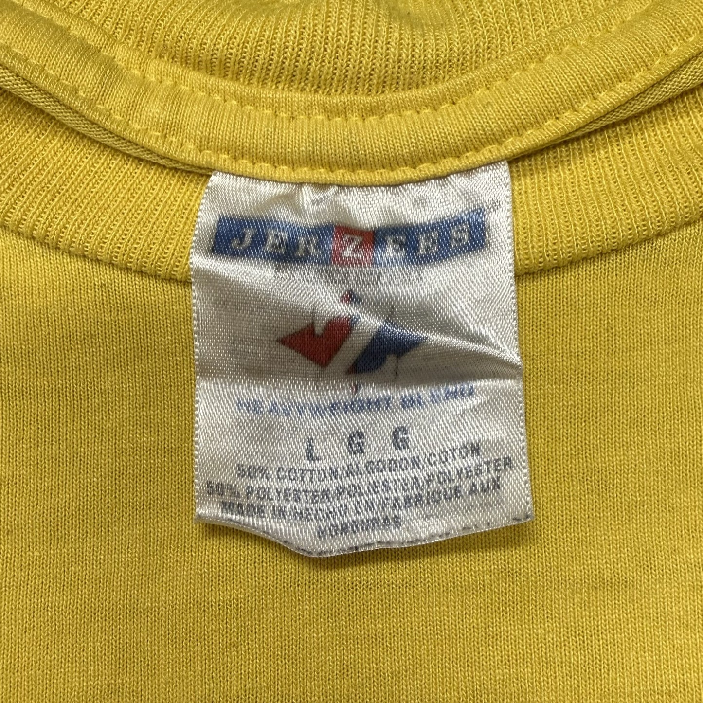 90s vintage 古着 ビンテージ イマキュラータ大学 カレッジロゴ イエロー アメカジ ストリート スケーター