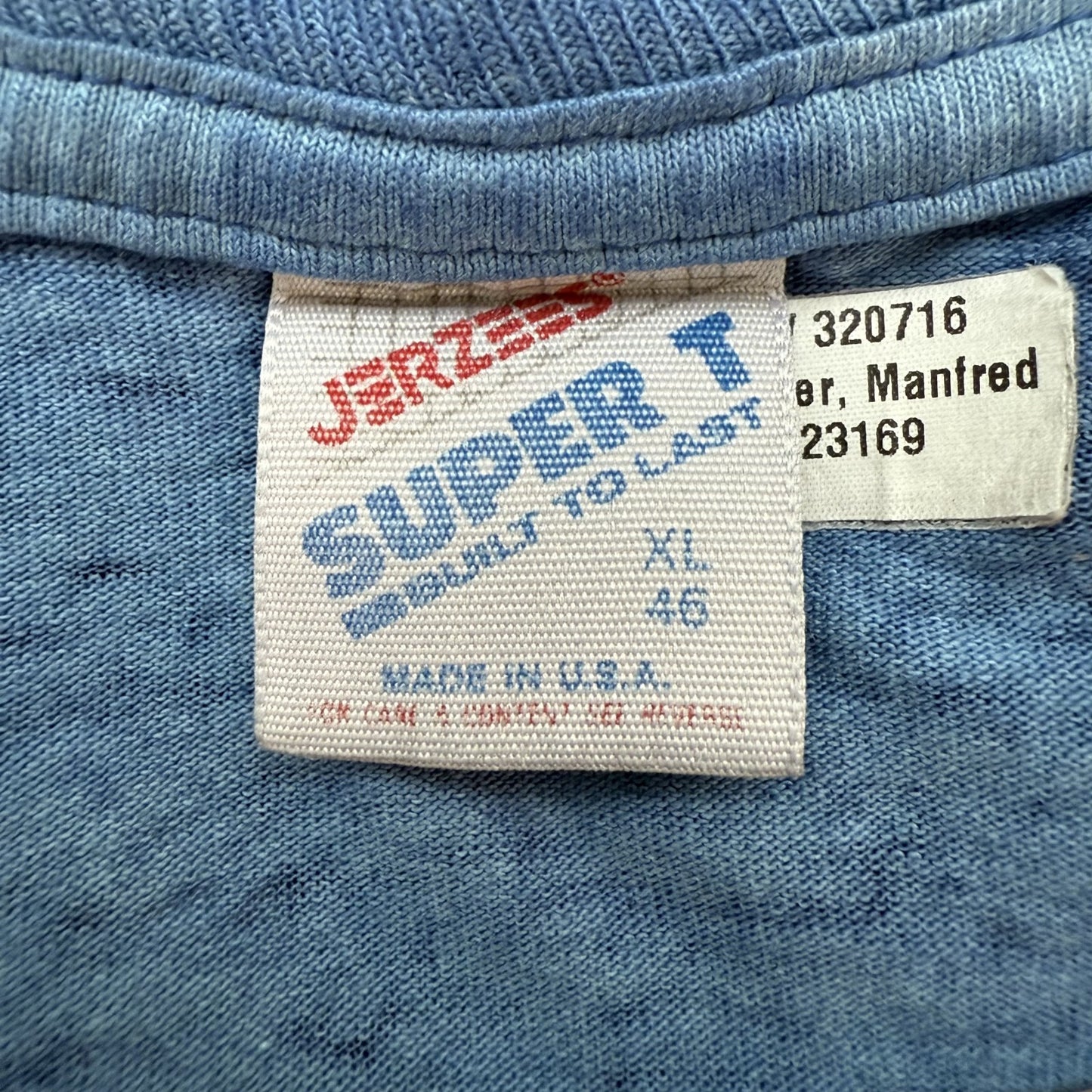 90s vintage 古着 ビンテージ ジャージーズ アニマルT 袖シングル USA製 オーバーサイズ