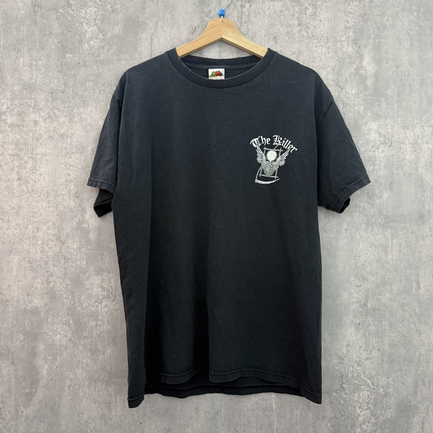 00s vintage 古着 ビンテージ フルーツオブザルーム Tシャツ カジュアル ストリート 胸プリント ブラック