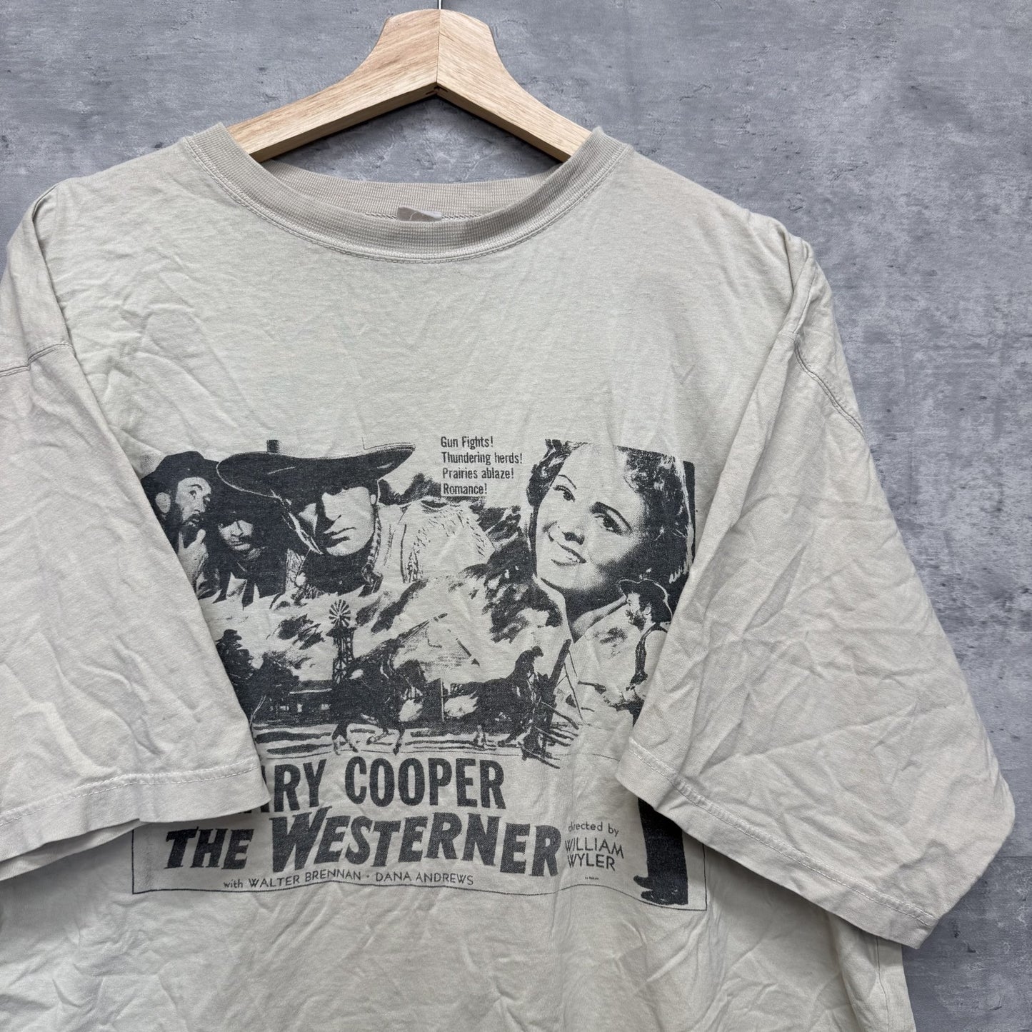 00s vintage 古着 ビンテージ 映画 ムービーTシャツ フロントプリント カジュアル ベージュ