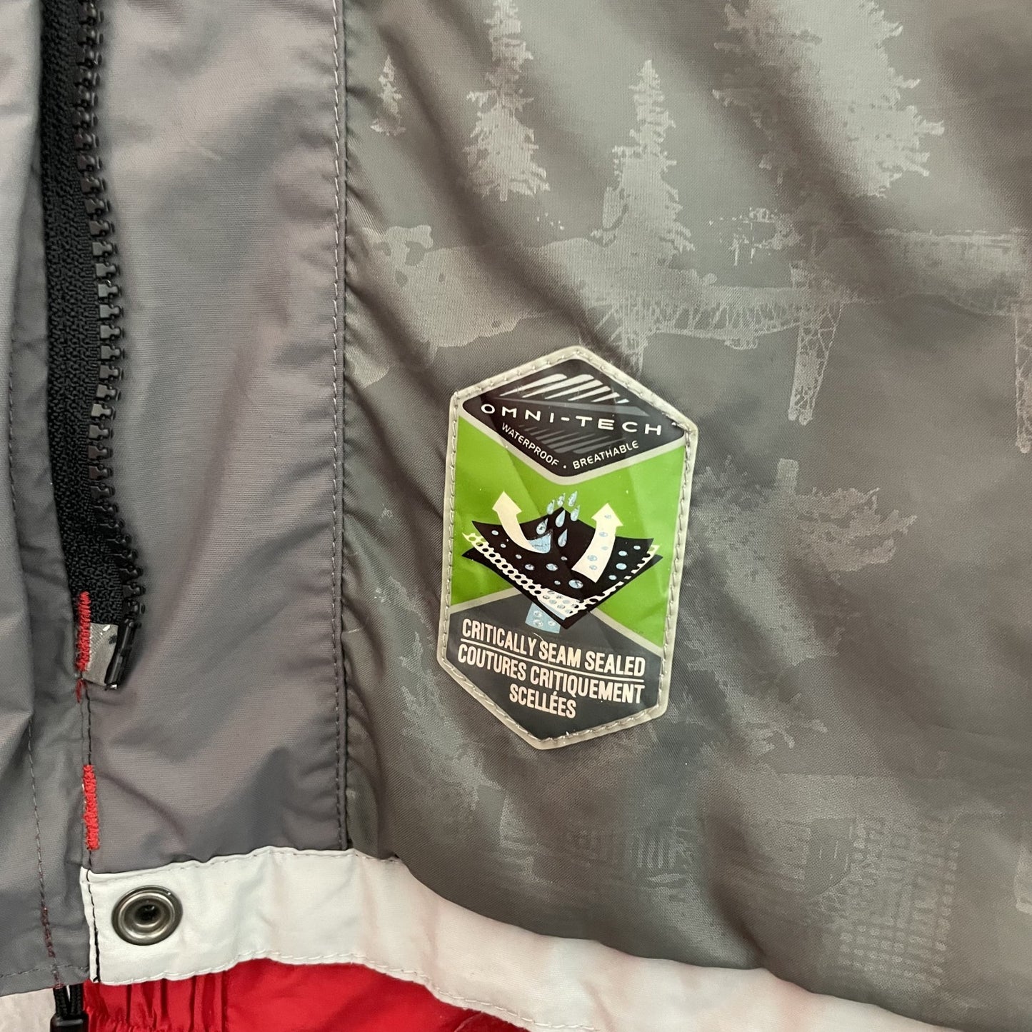 00s vintage 古着 ビンテージ コロンビア Columbia ナイロン マウンテンジャケット フルジップ YOUTH 18-20 アウトドア