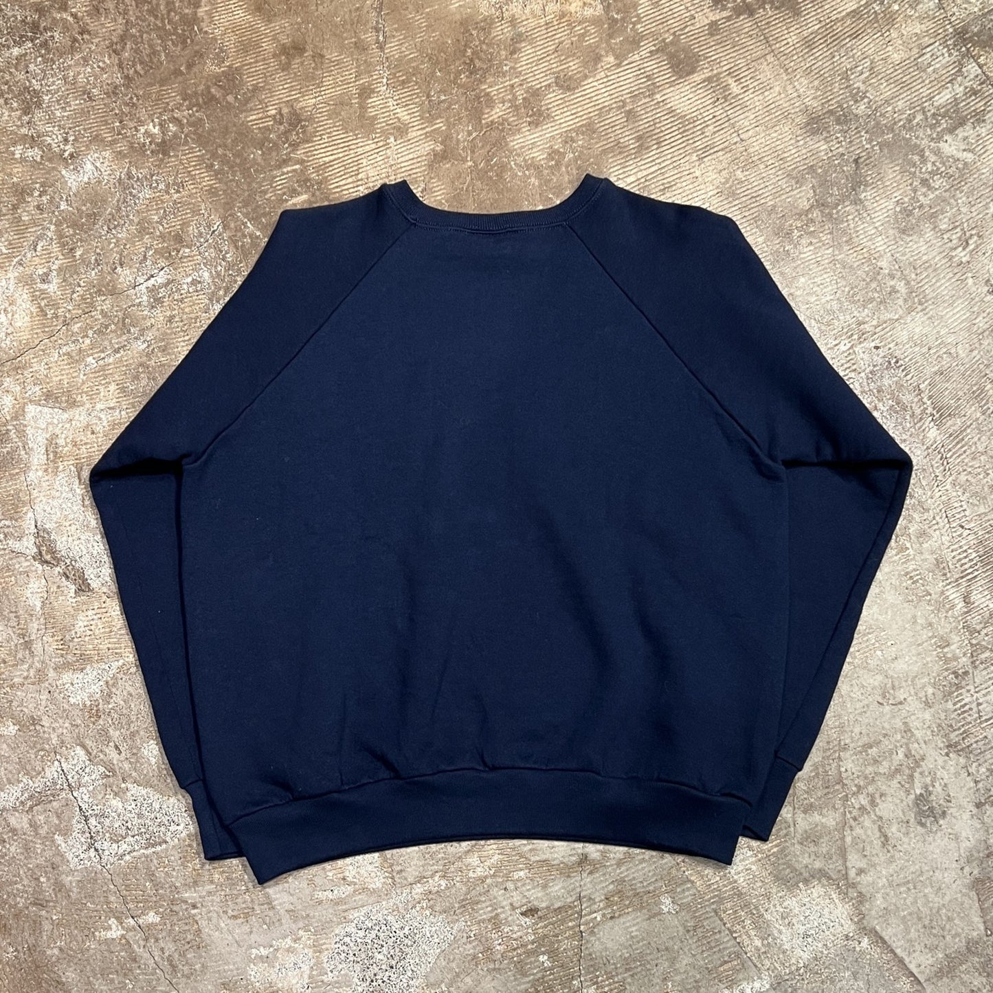 FRUIT OF THE LOOM CLOTHING 無地 スウェット 紺 M