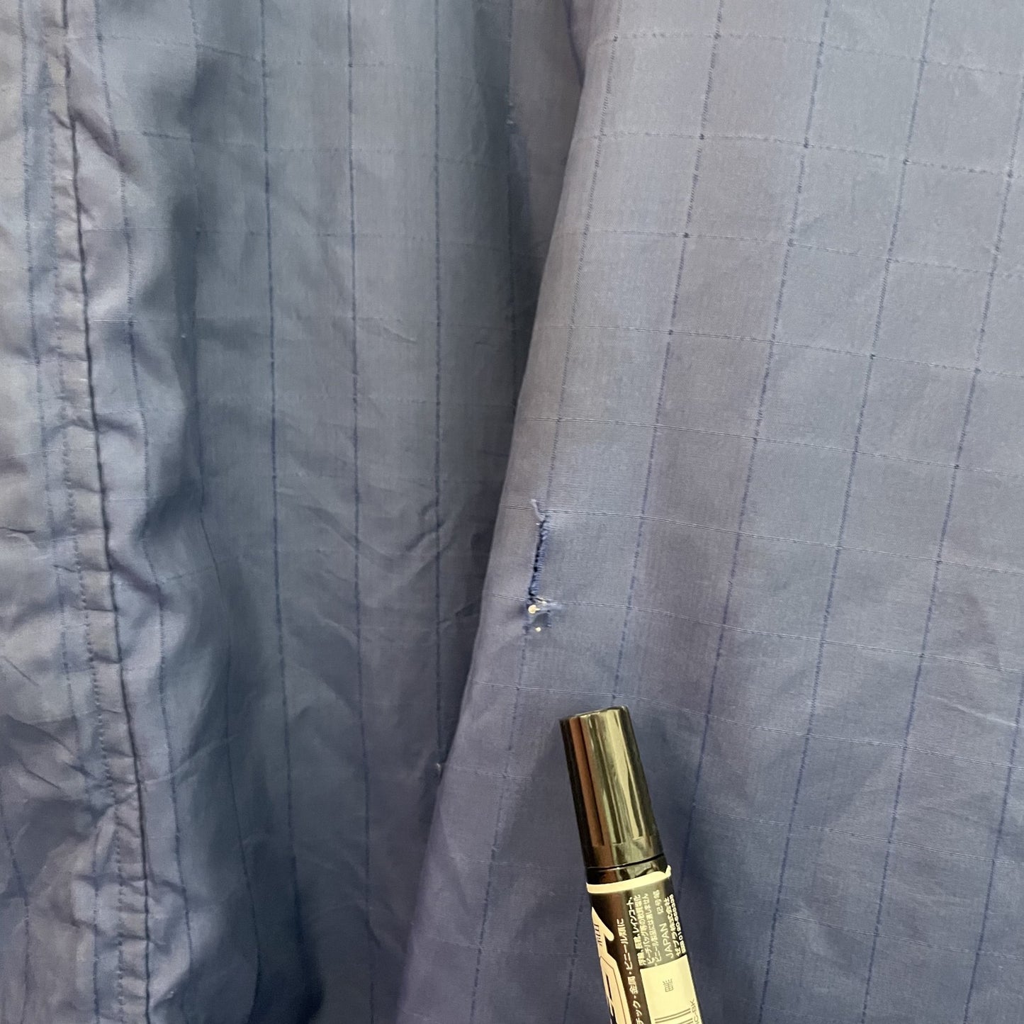 00s vintage 古着 ビンテージ リーボック Reebok ナイロンジャケット 裏地フリース ストライプ