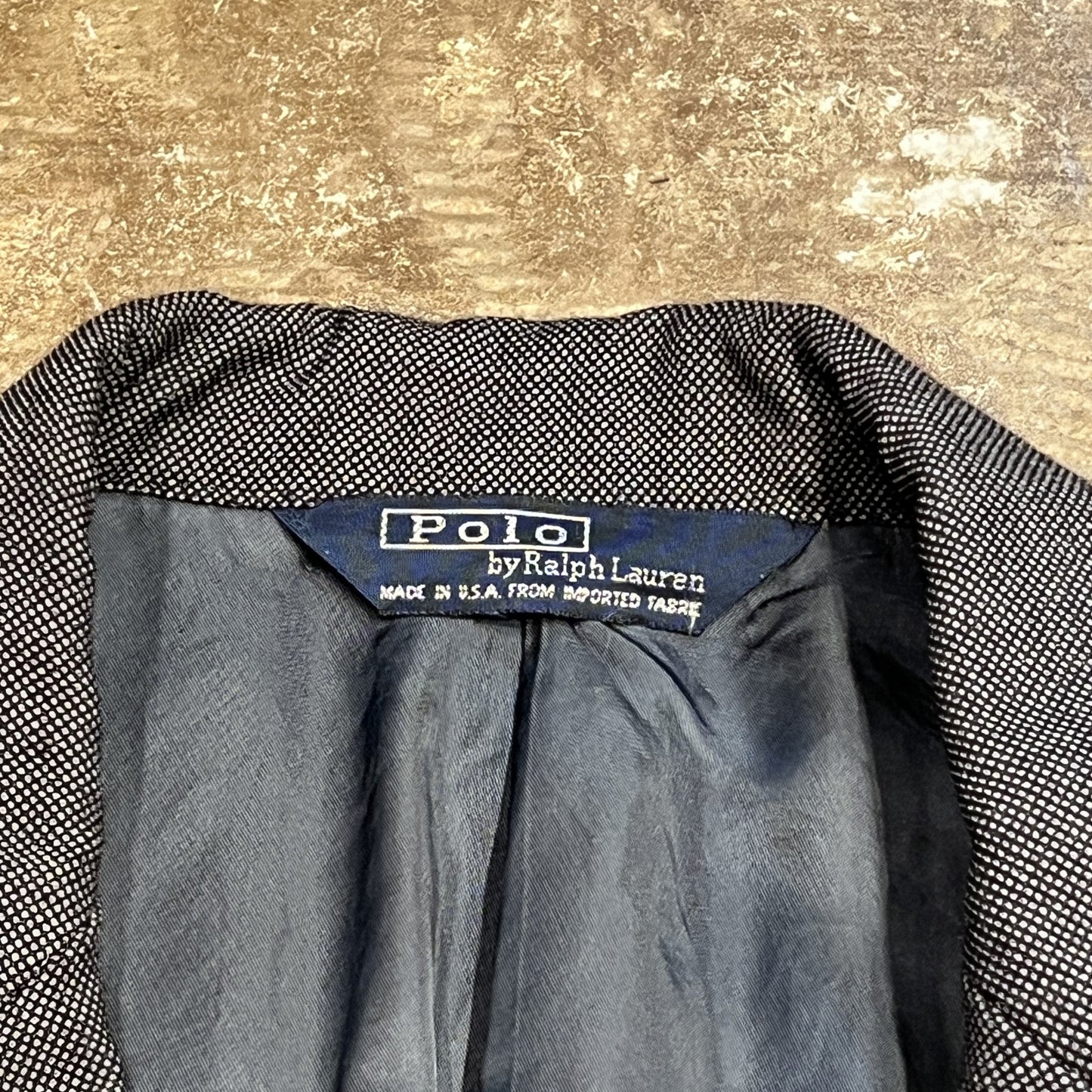 80s Polo by Ralh Lauren 三角タグ USA製 ライトウールテーラードジャケット