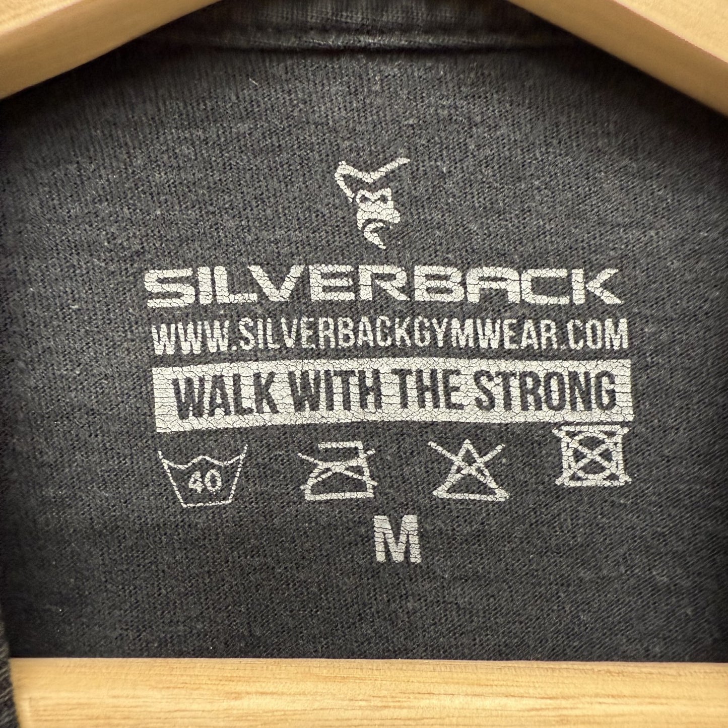 00s vintagえ古着 ビンテージ SILVER BACK シルバーバック ゴリラ アメカジ 胸 バックプリント ブラック