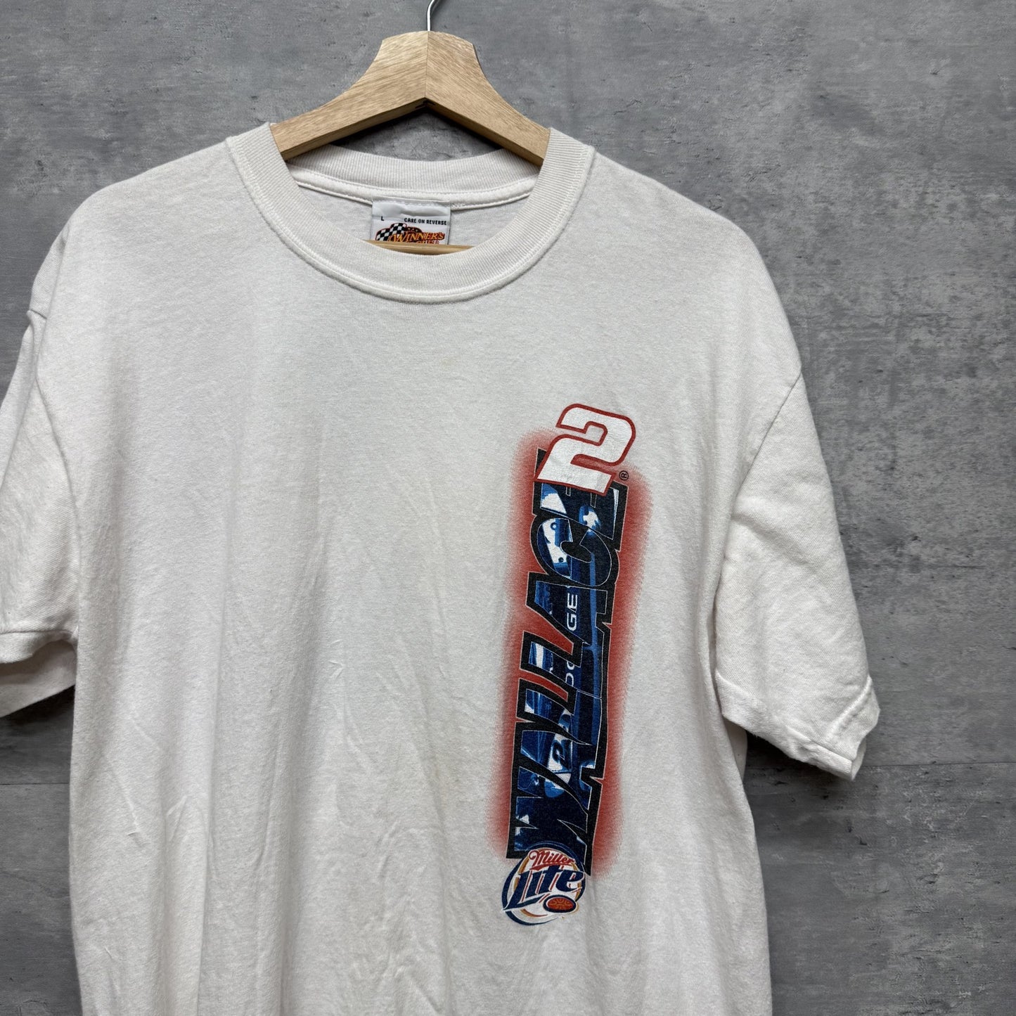 90s vintage 古着 ビンテージ モーター系 ストリート 両面プリント WINNER'S CIRCLE ホワイト