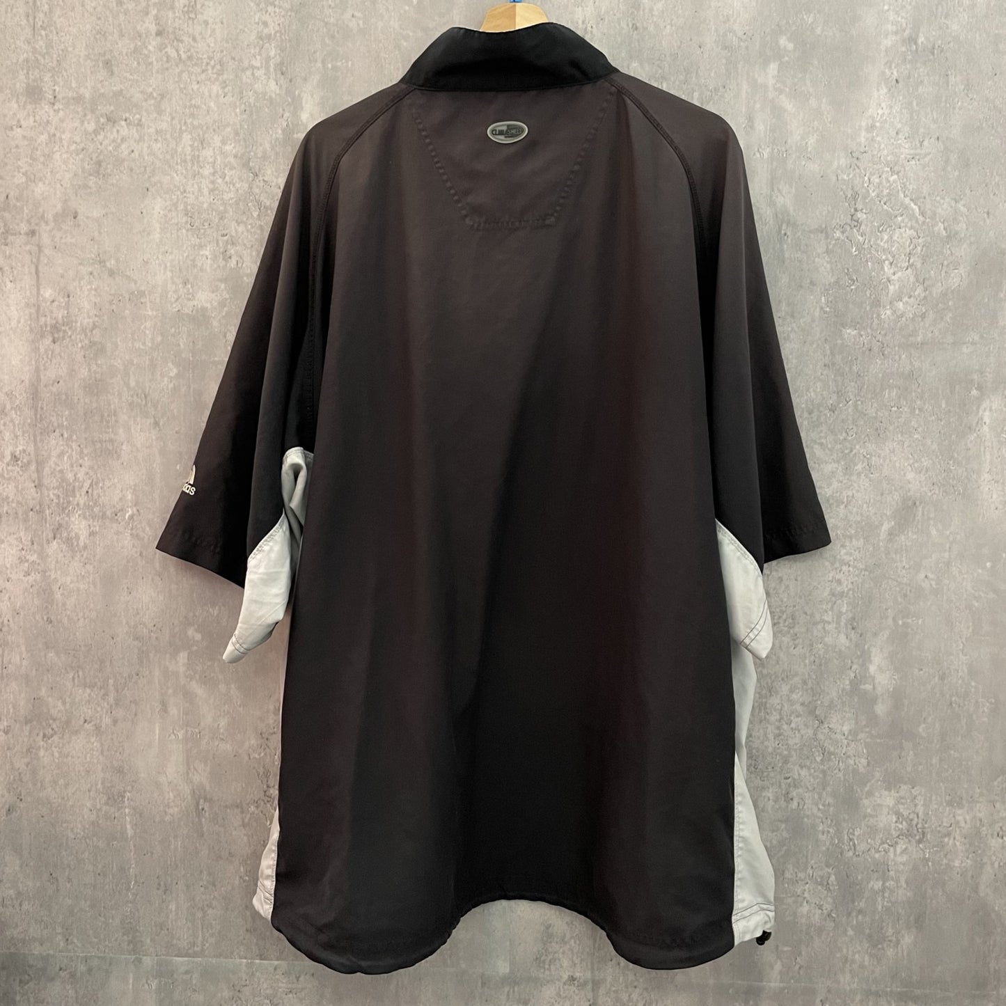 00s vintage 古着 ビンテージ adidas アディダス 半袖 ナイロンジャケット ハーフジップ ナイロンスウェット