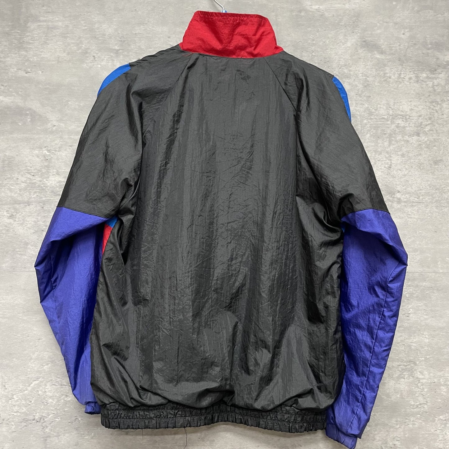 90s vintage 古着 ビンテージ ATHLETIC WORKS アスレチック ナイロンジャケット アウター フルジップ マルチカラー スポーツ