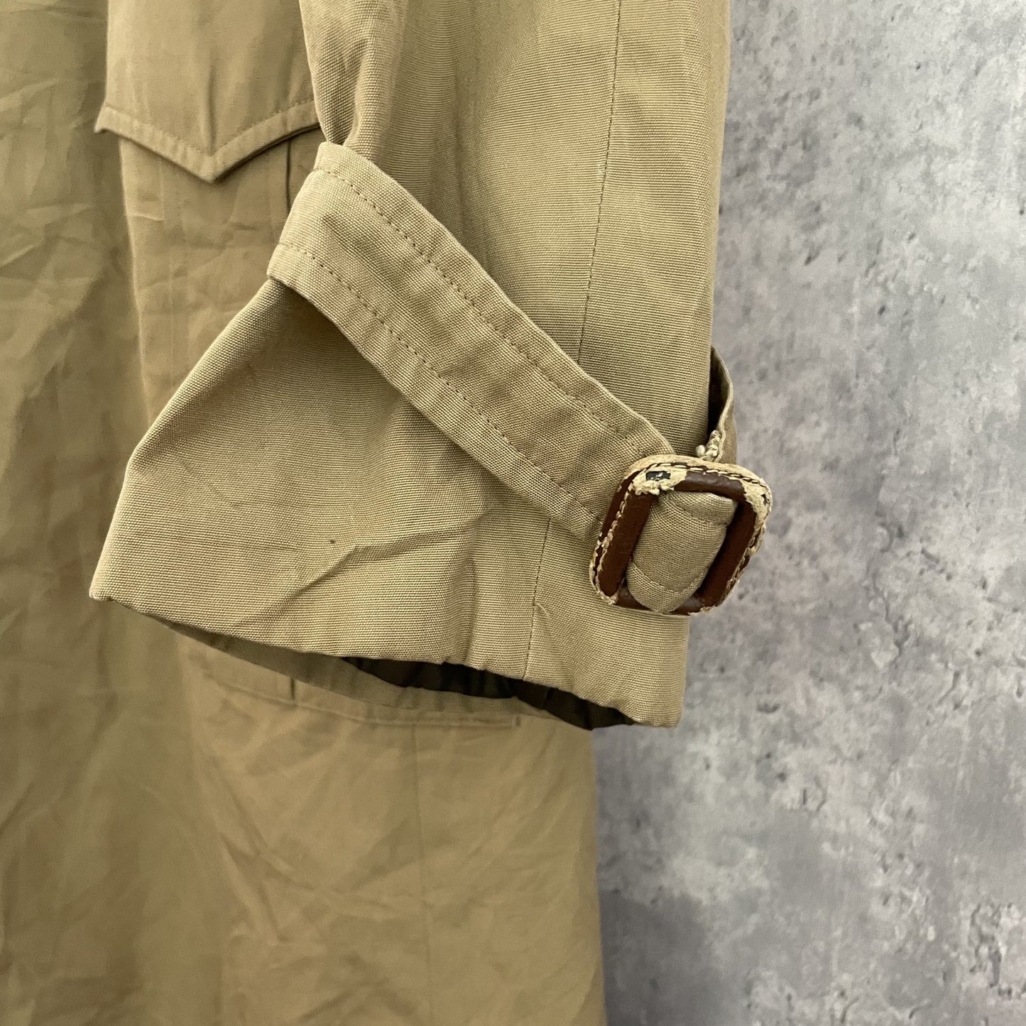 40s vintage HAIMLO レインコート 希少 古着 ビンテージ ステンカラー コート クルミボタン XLサイズ