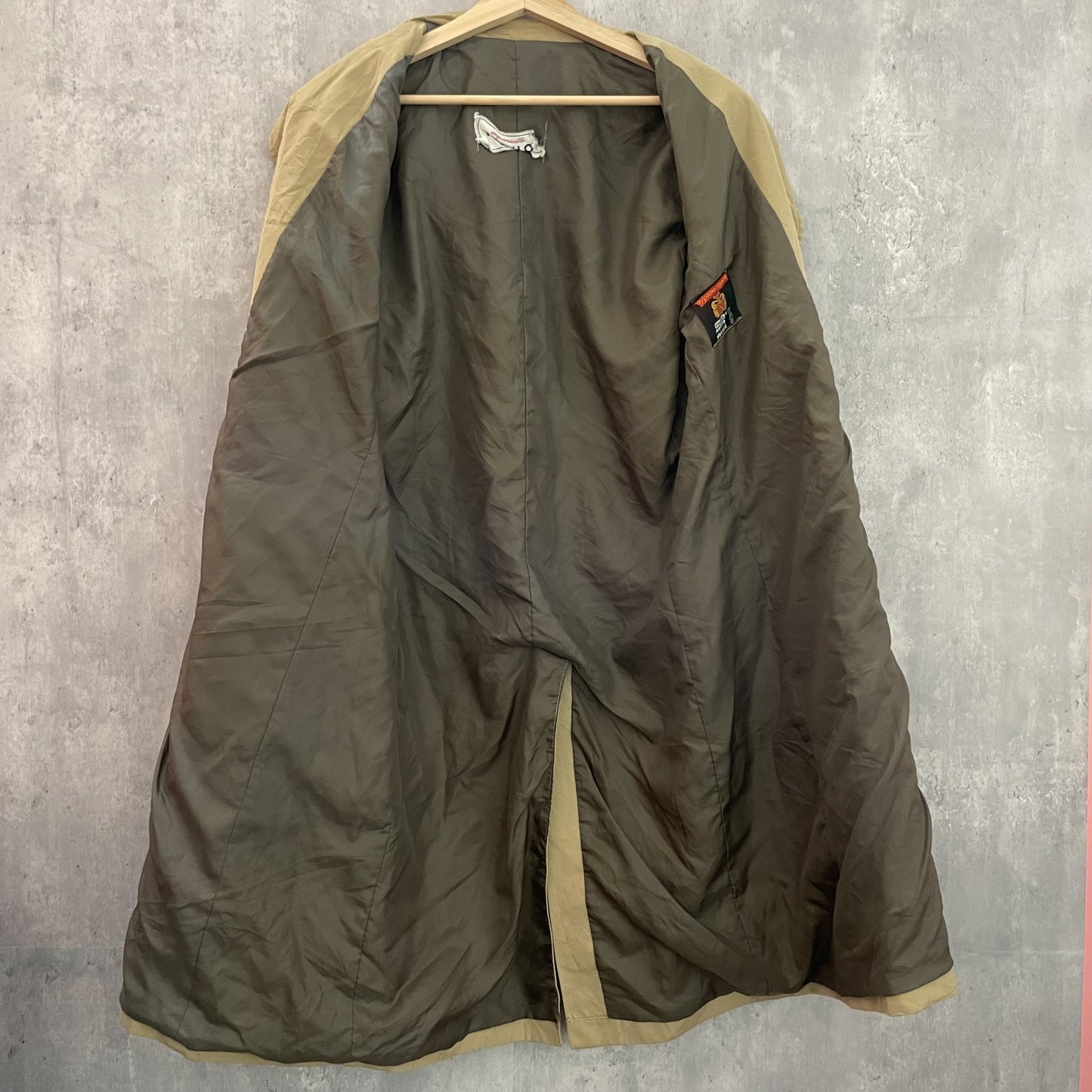 40s vintage HAIMLO レインコート 希少 古着 ビンテージ ステンカラー コート クルミボタン XLサイズ