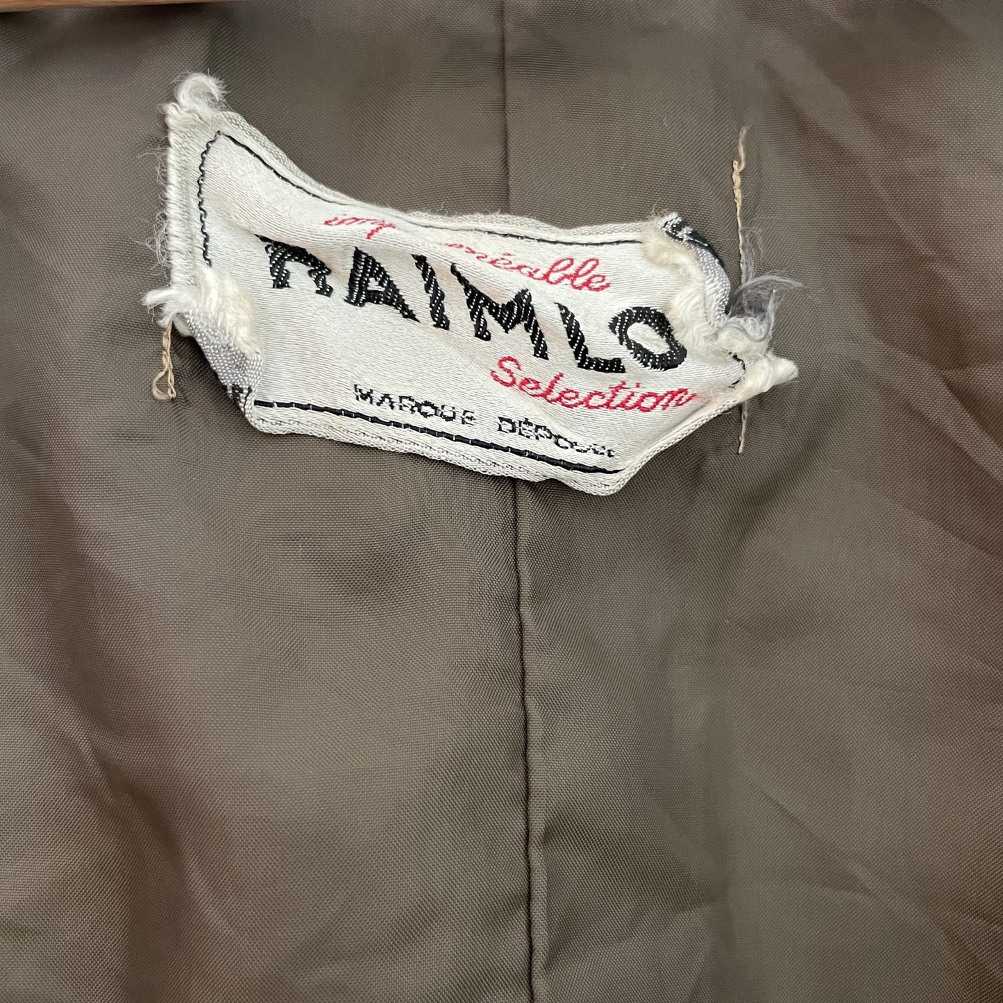 40s vintage HAIMLO レインコート 希少 古着 ビンテージ ステンカラー コート クルミボタン XLサイズ