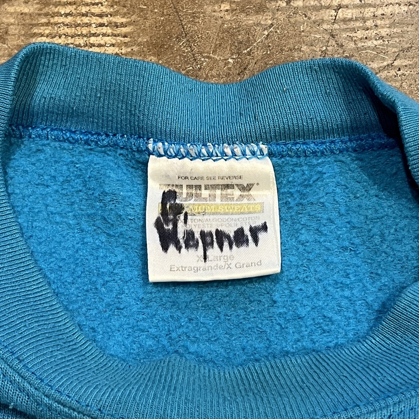 TULTEX 無地スウェット ライトブルー XL