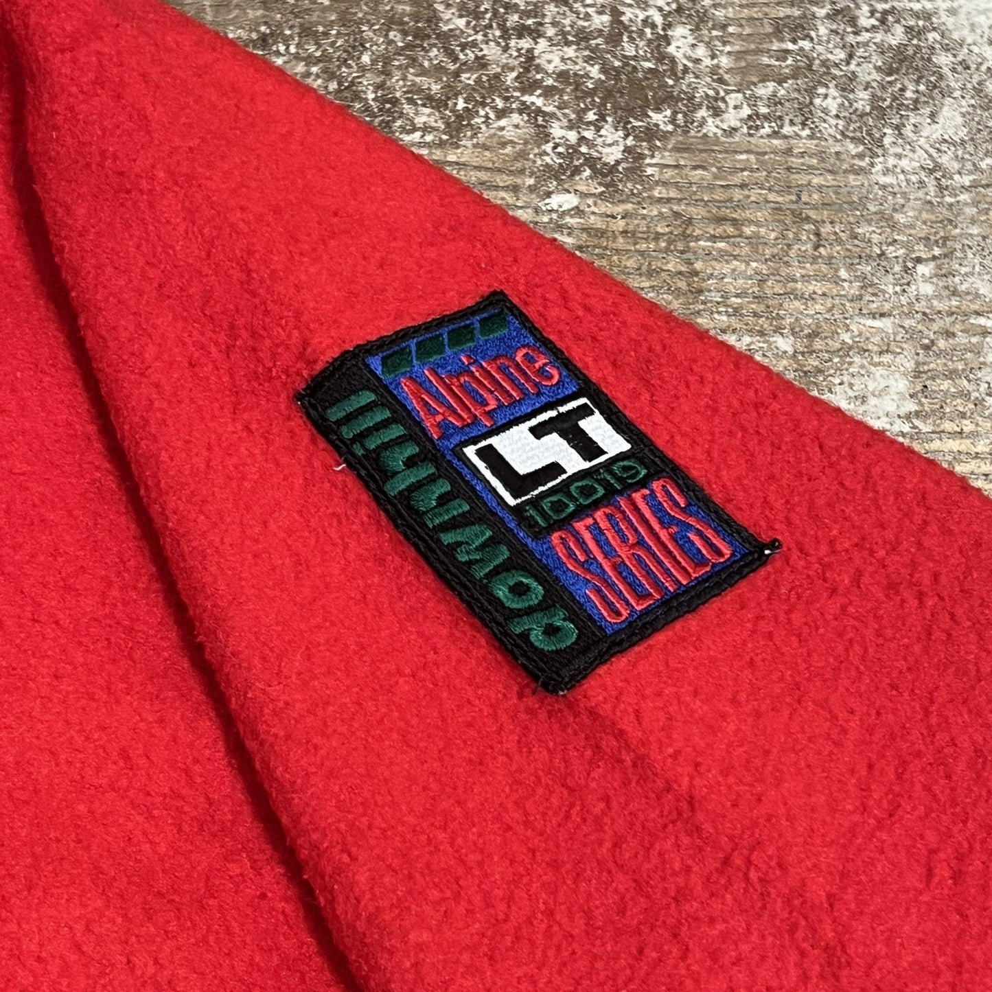 OLD GAP ハーフジップ フリース 赤 S