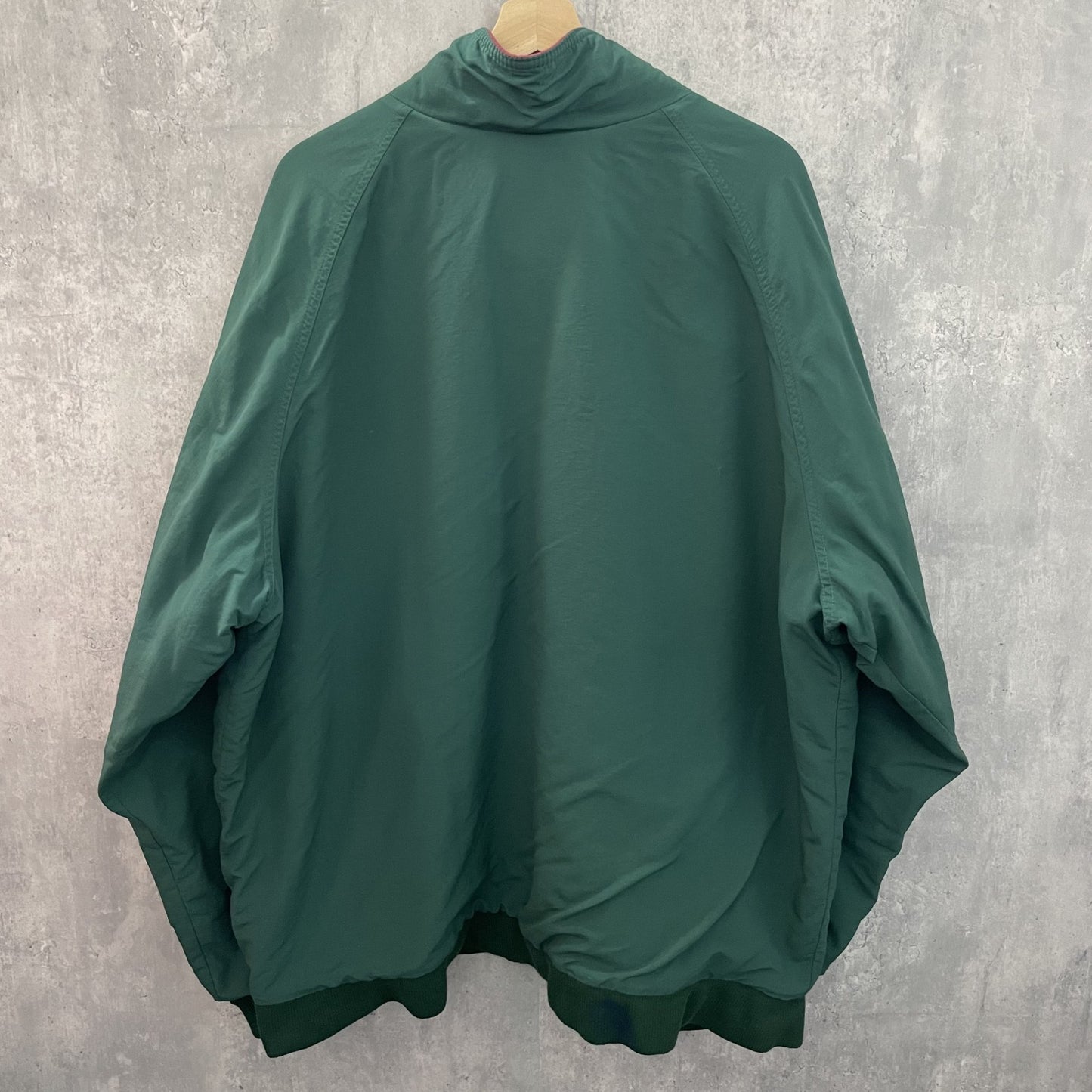 90s vintage 古着 ビンテージ ランズエンド LANDS'END ナイロンジャケット カジュアル フリース ワンポイント