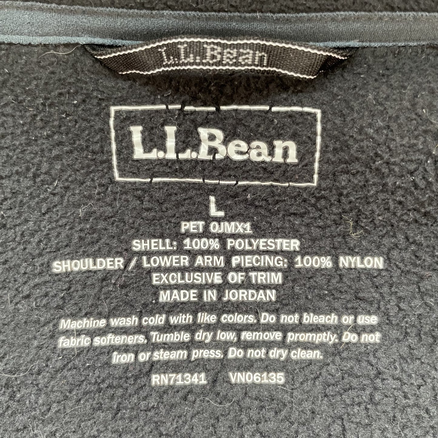 00s vintage 古着 ビンテージ LLBean エルエルビーン POLARTC ポーラテック フリース ブラック アウトドア