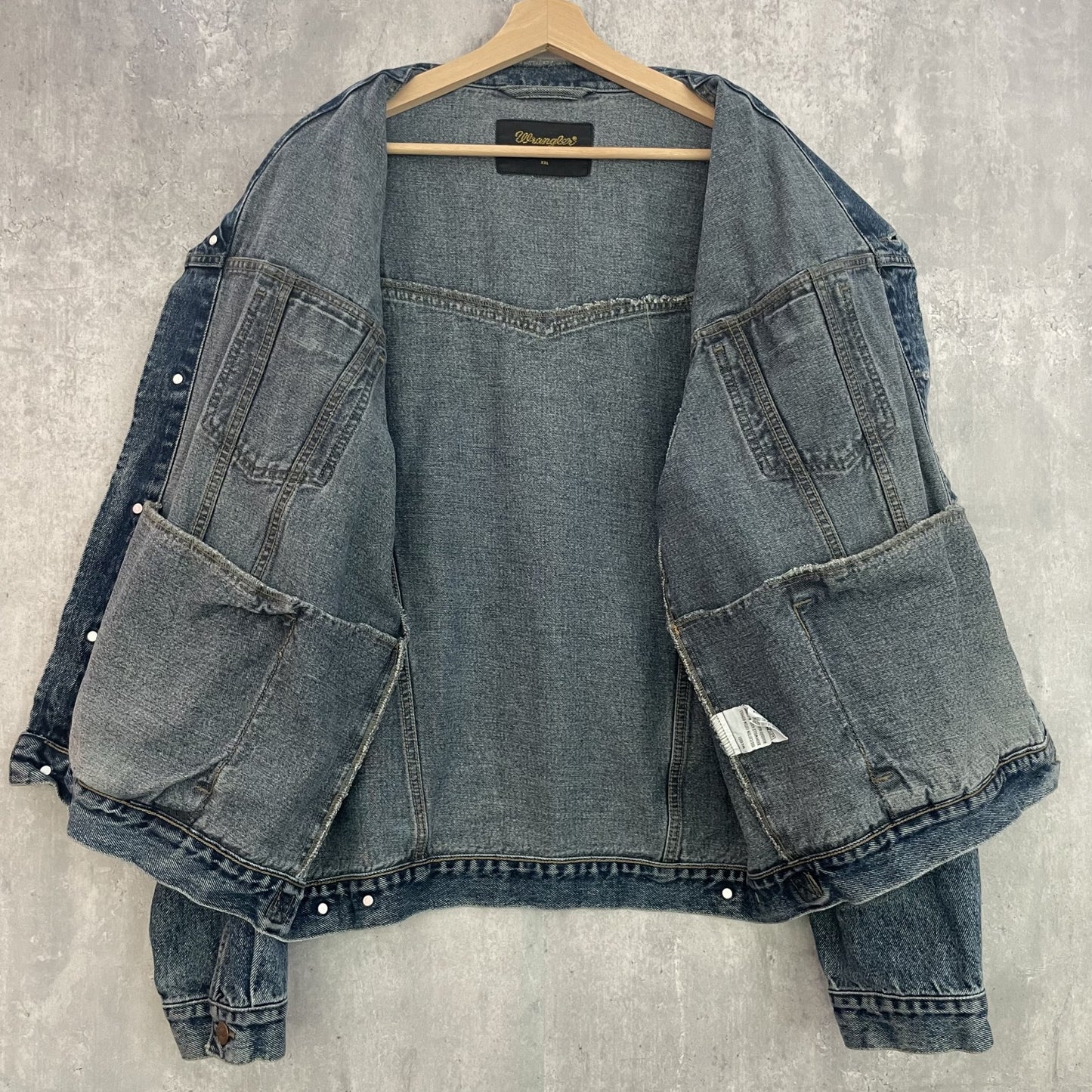 00s vintage 古着 ビンテージ ラングラー wrangler ワーク系 アウトドア デニムジャケット アメカジ ボタンフライ