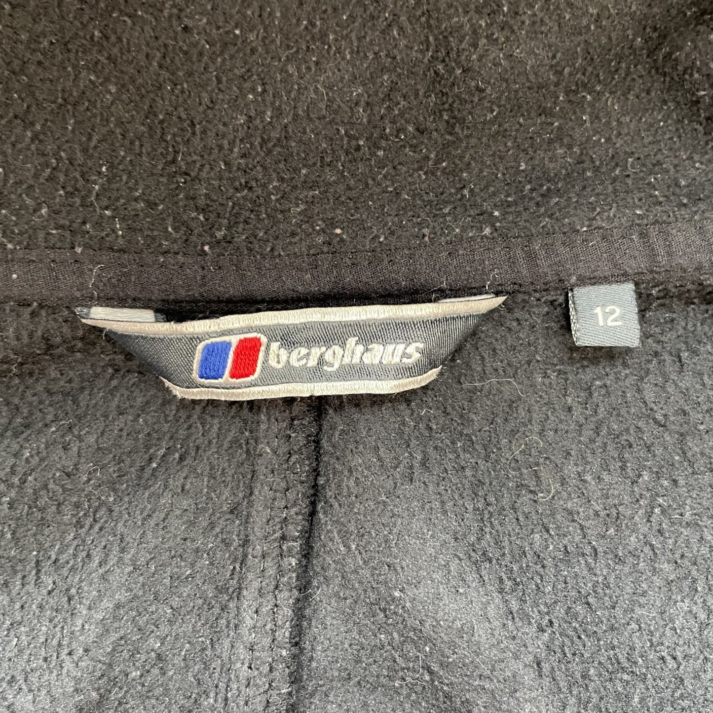 00s vintage 古着 ビンテージ バーグハウス ブラック フリース ジャケット ジップアップ UK アウトドア
